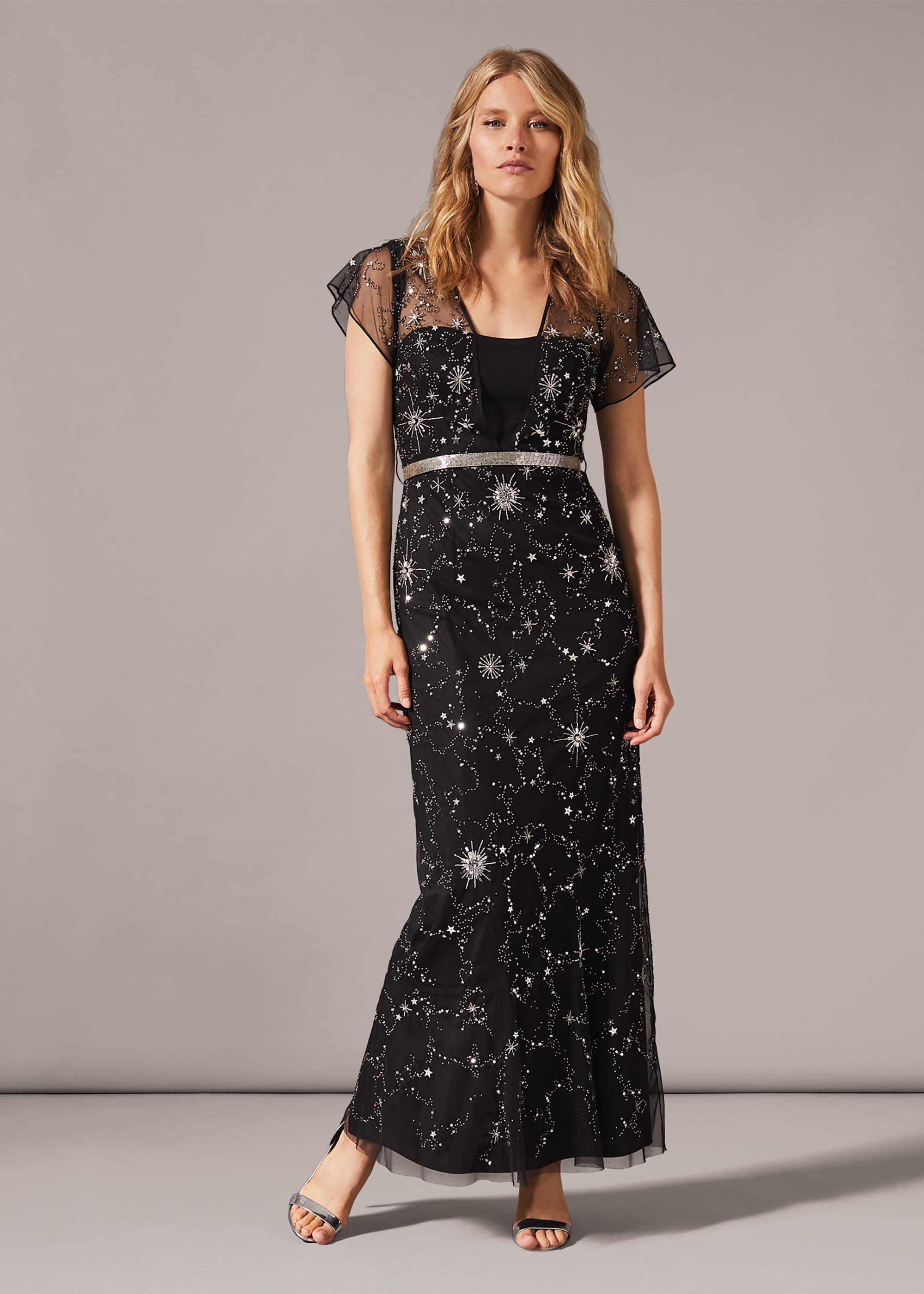 Anabella Beaded Maxi Dress