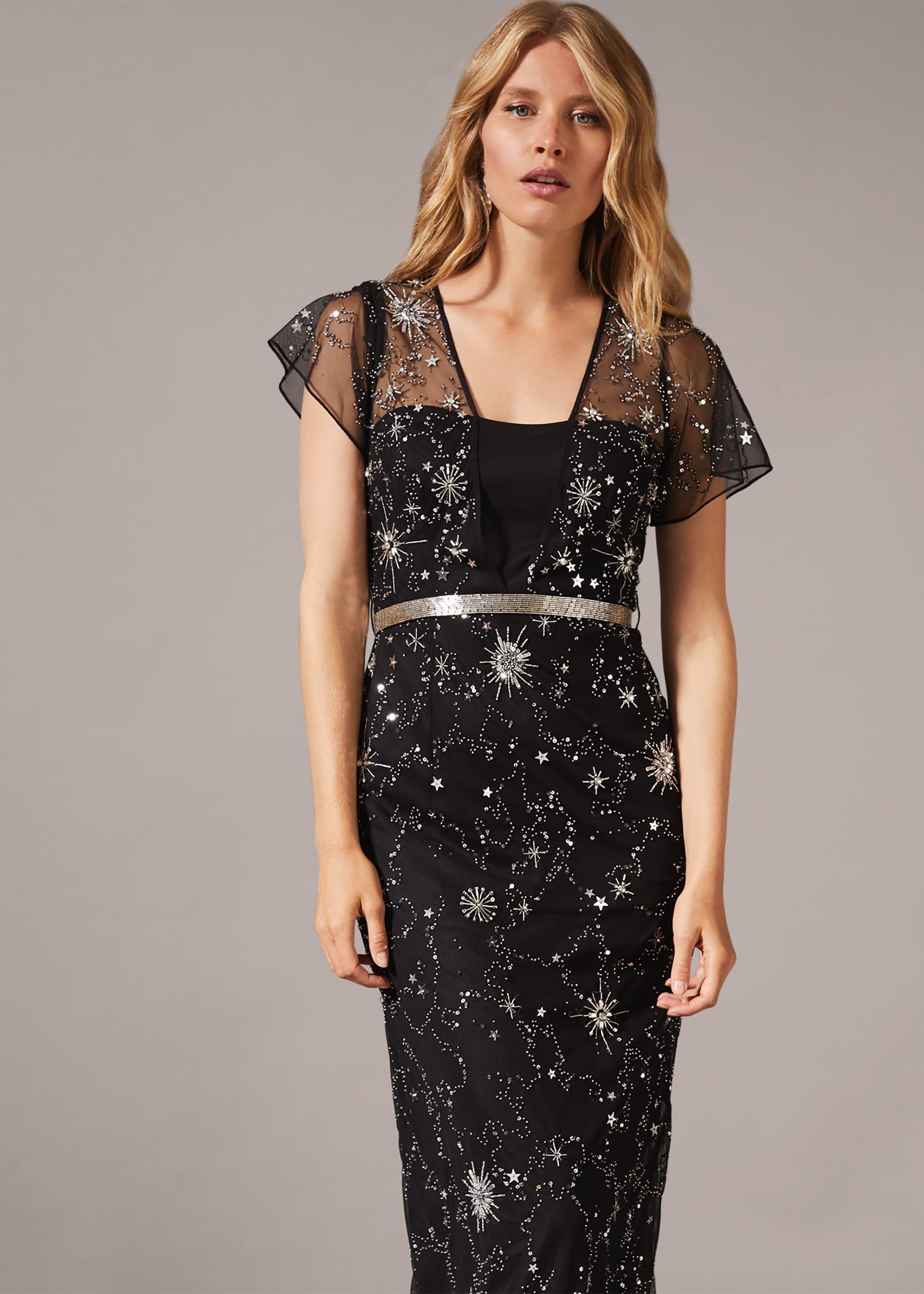 Anabella Beaded Maxi Dress