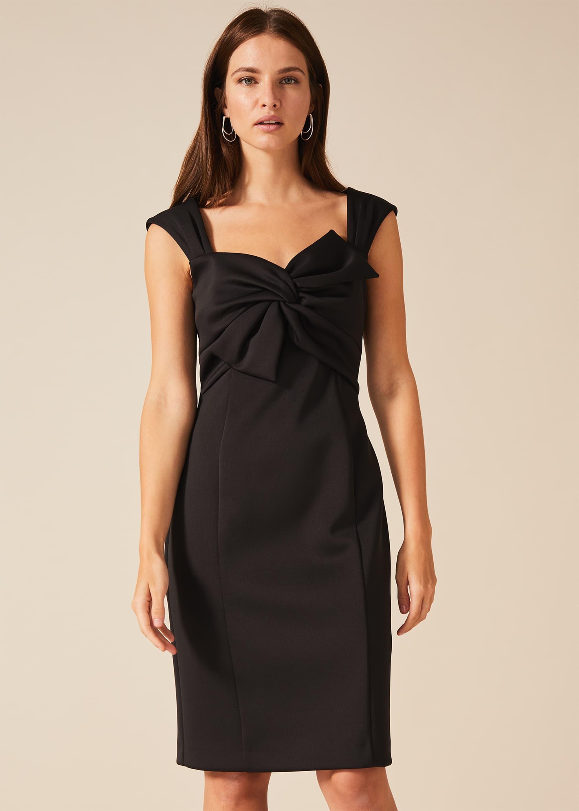 Giulia Bow Front Scuba Dress
