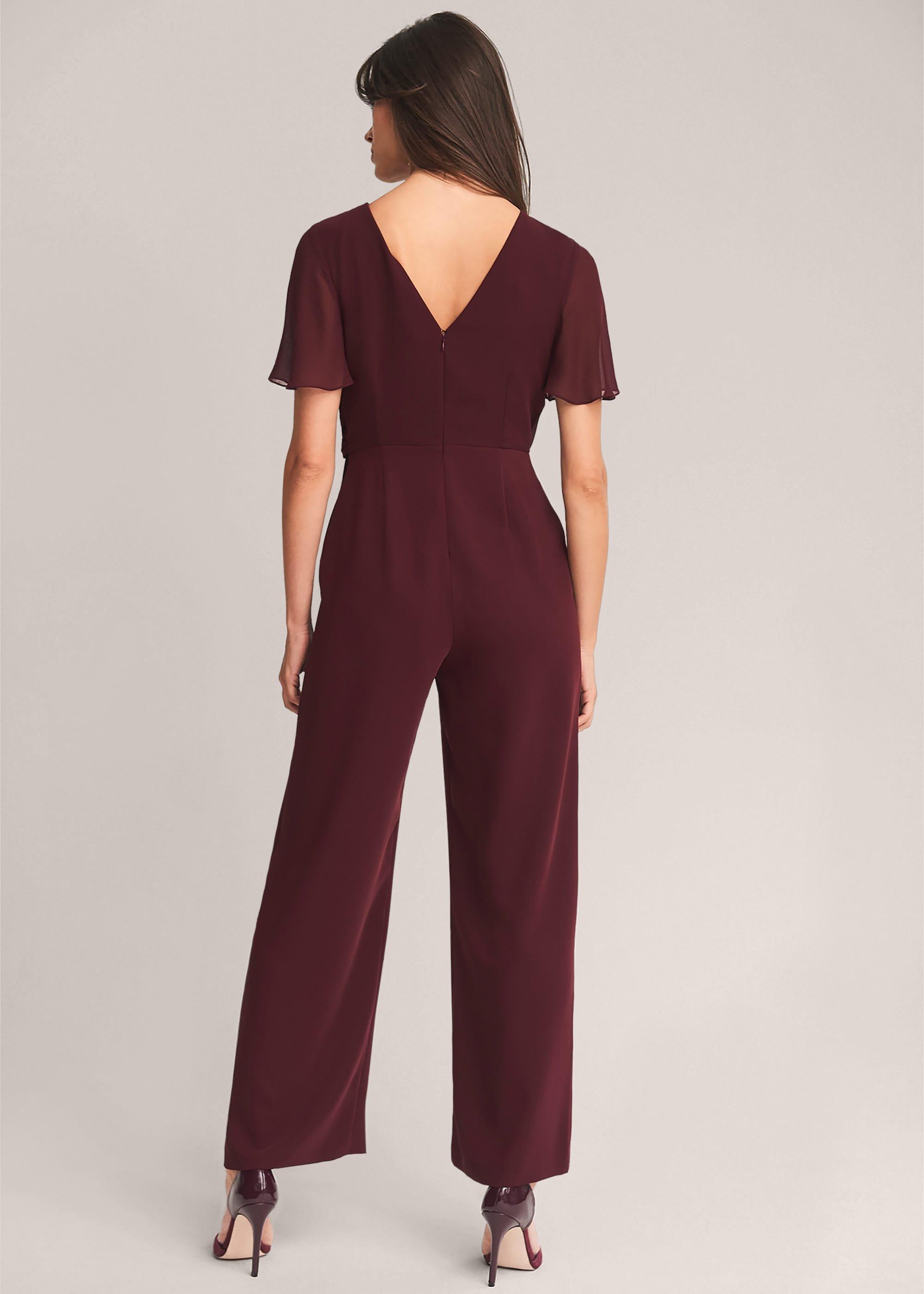 Georgette Knot Bodice Jumpsuit