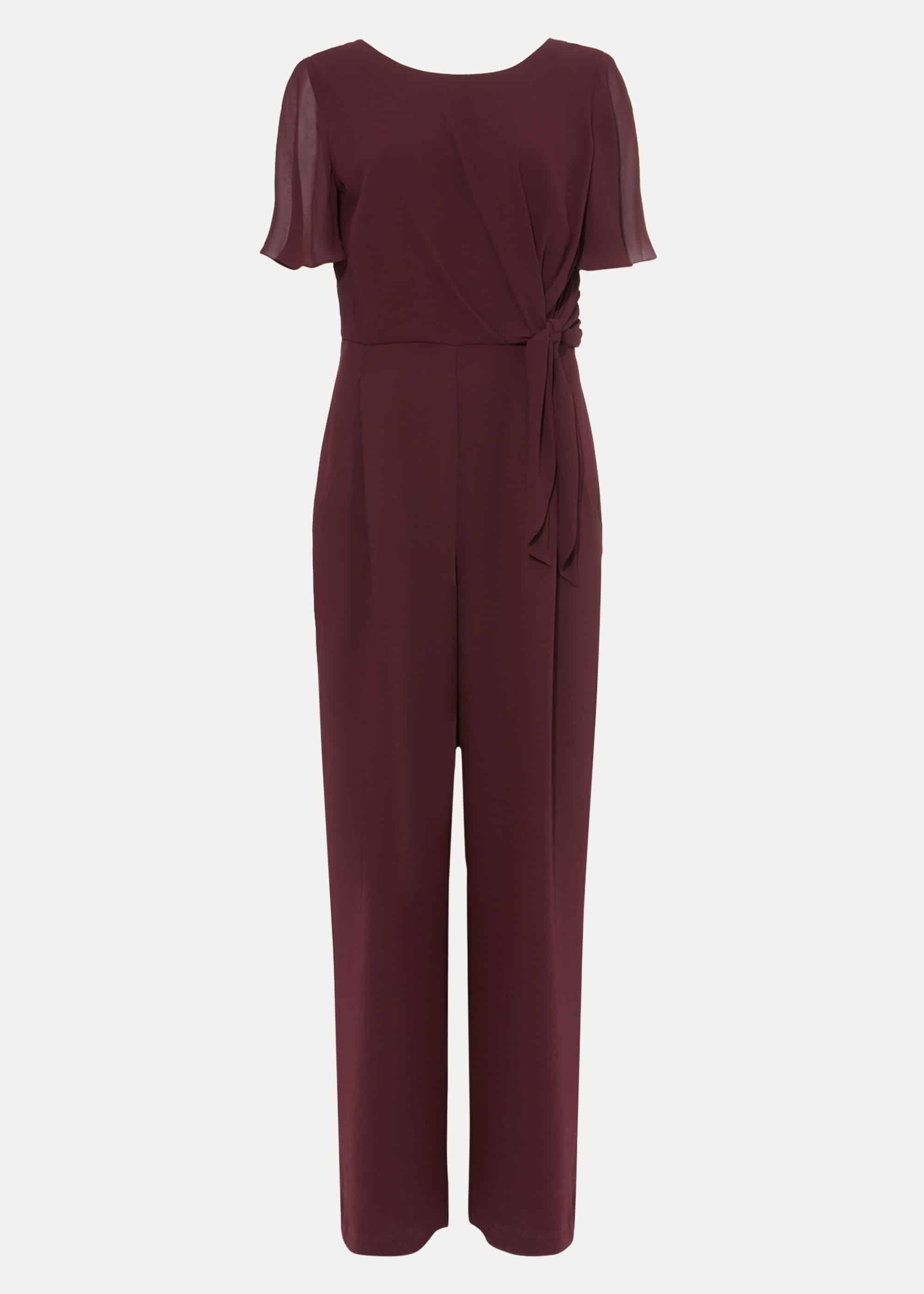 Georgette Knot Bodice Jumpsuit