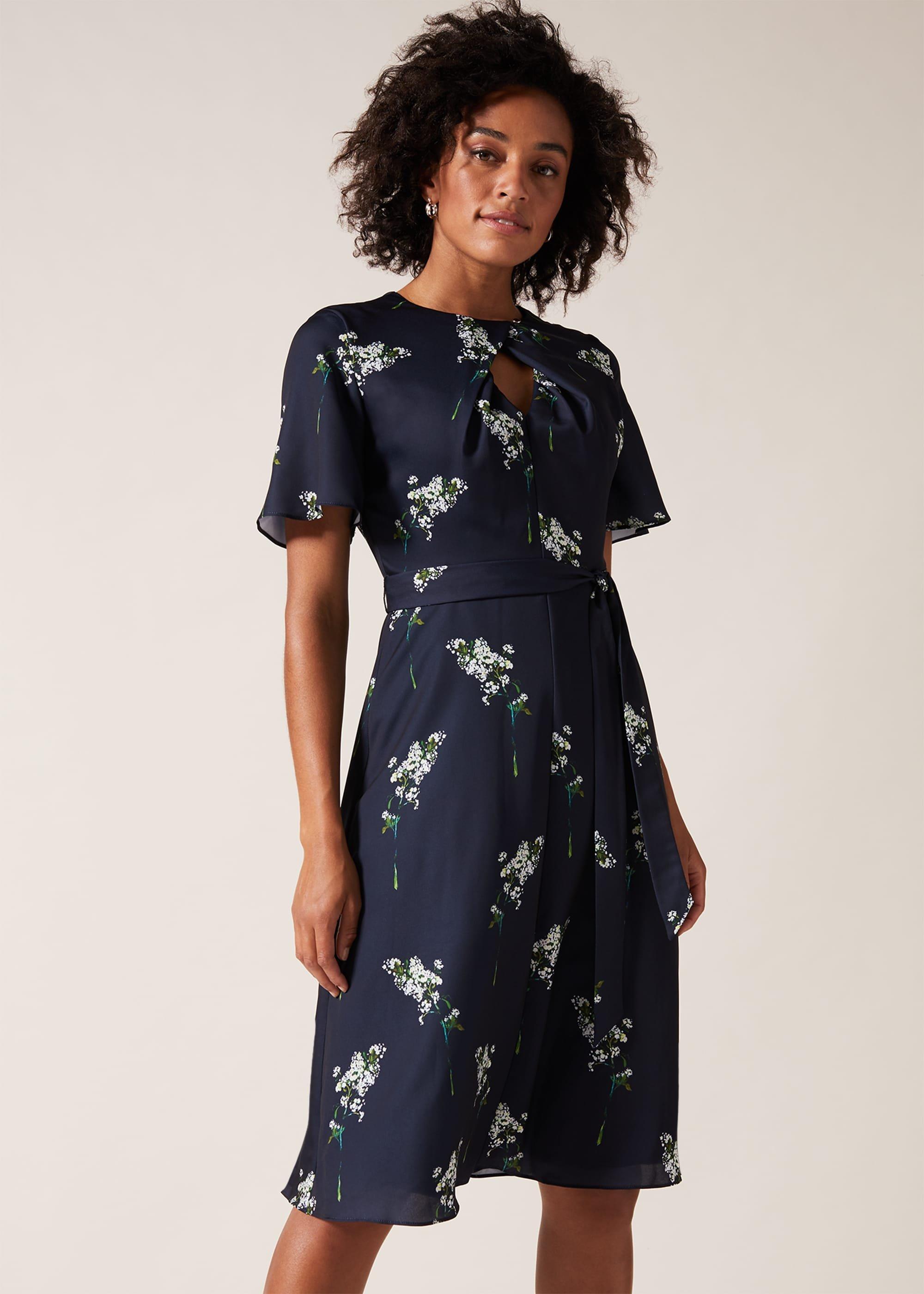 Kitty Snow Drop Print Dress