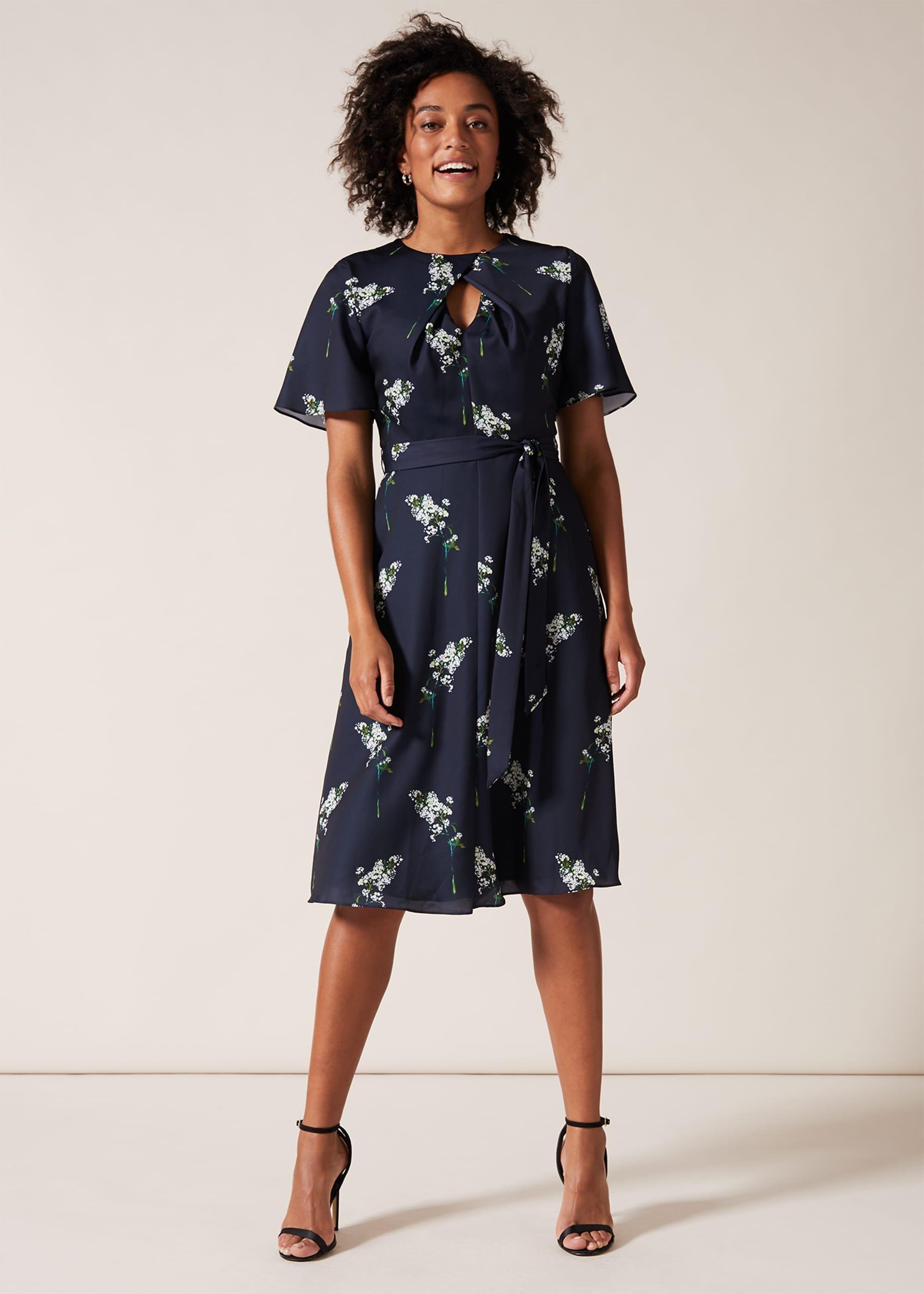 Kitty Snow Drop Print Dress