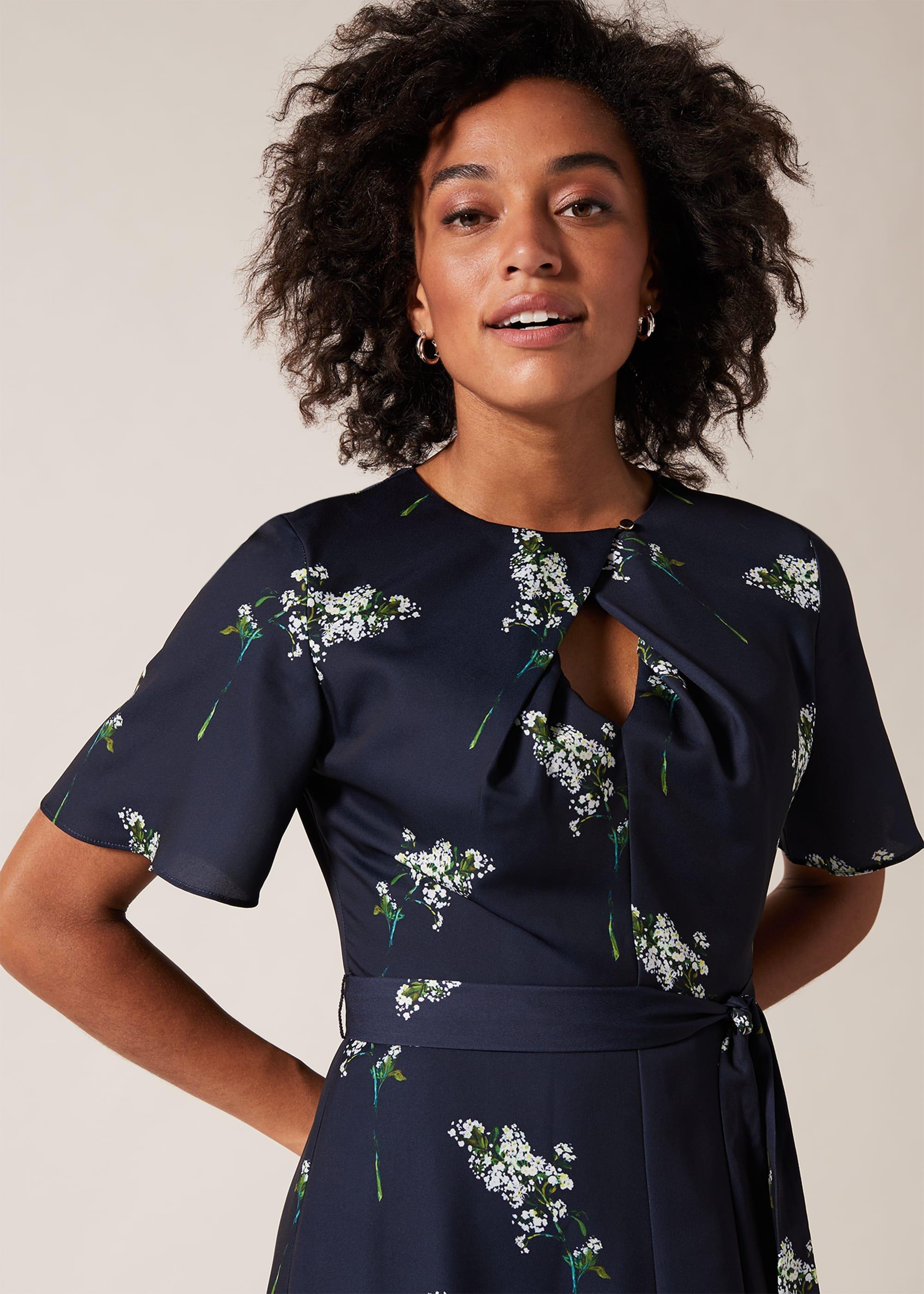 Kitty Snow Drop Print Dress