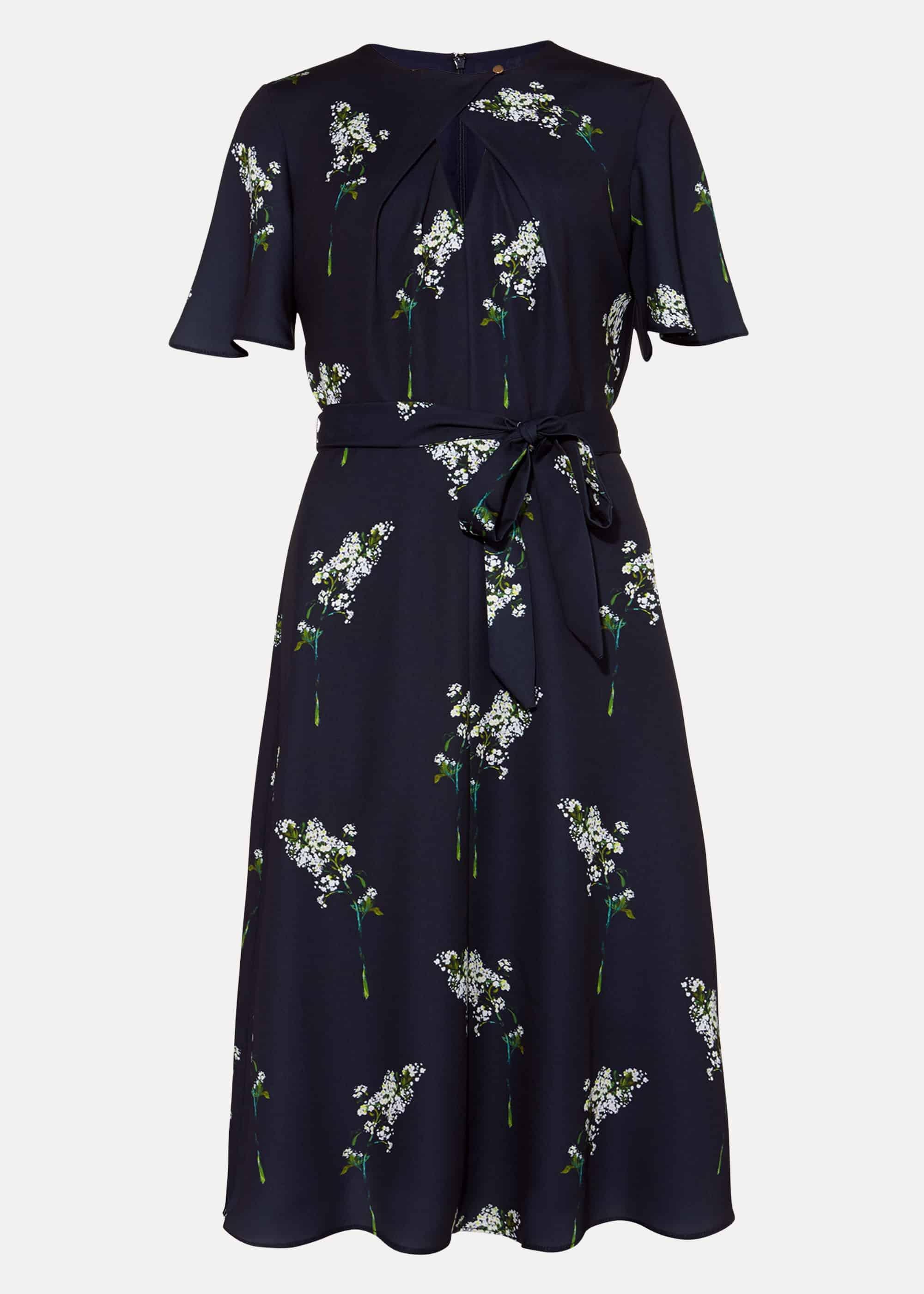 Kitty Snow Drop Print Dress