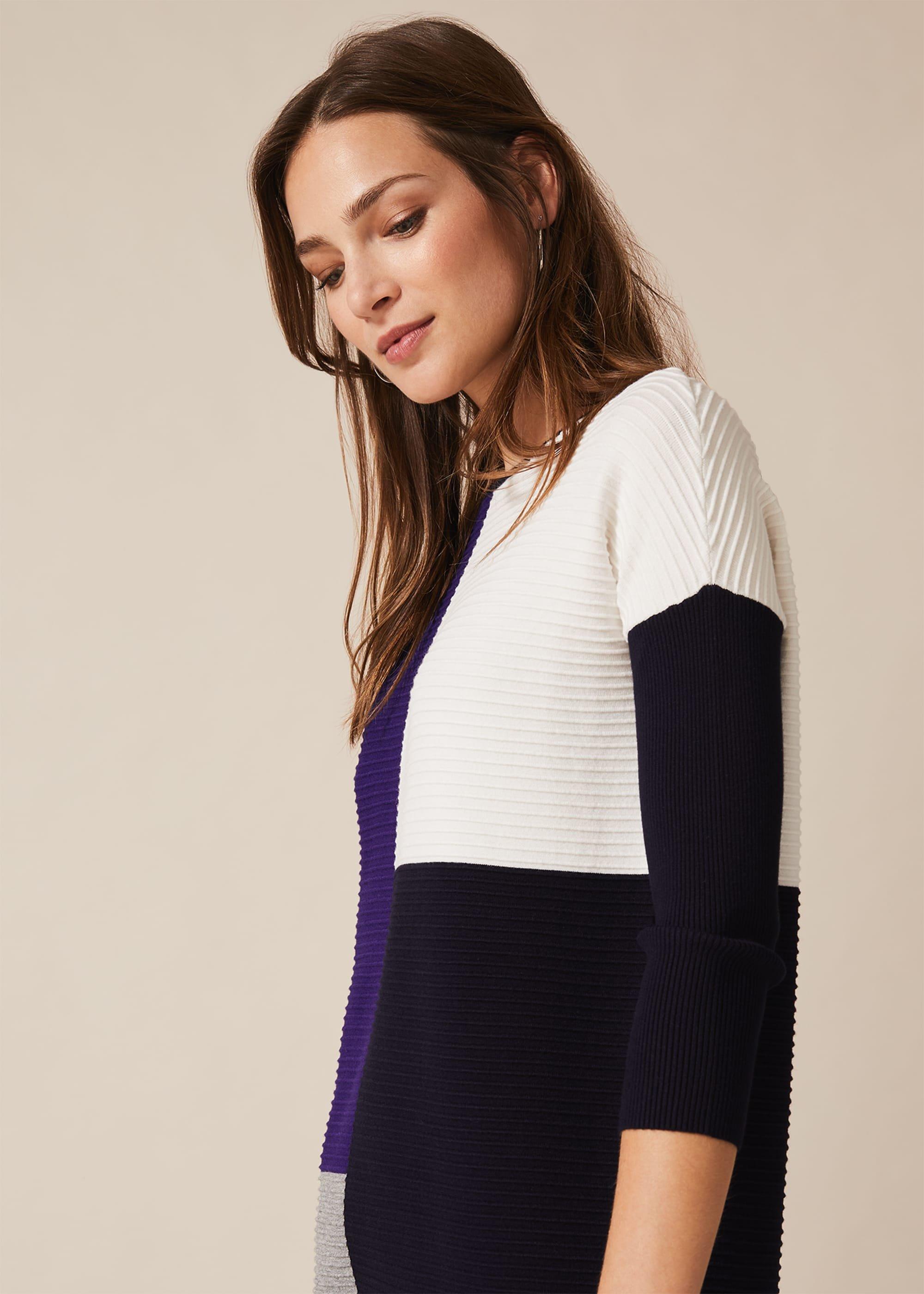 Cher Colourblock Ripple Dress