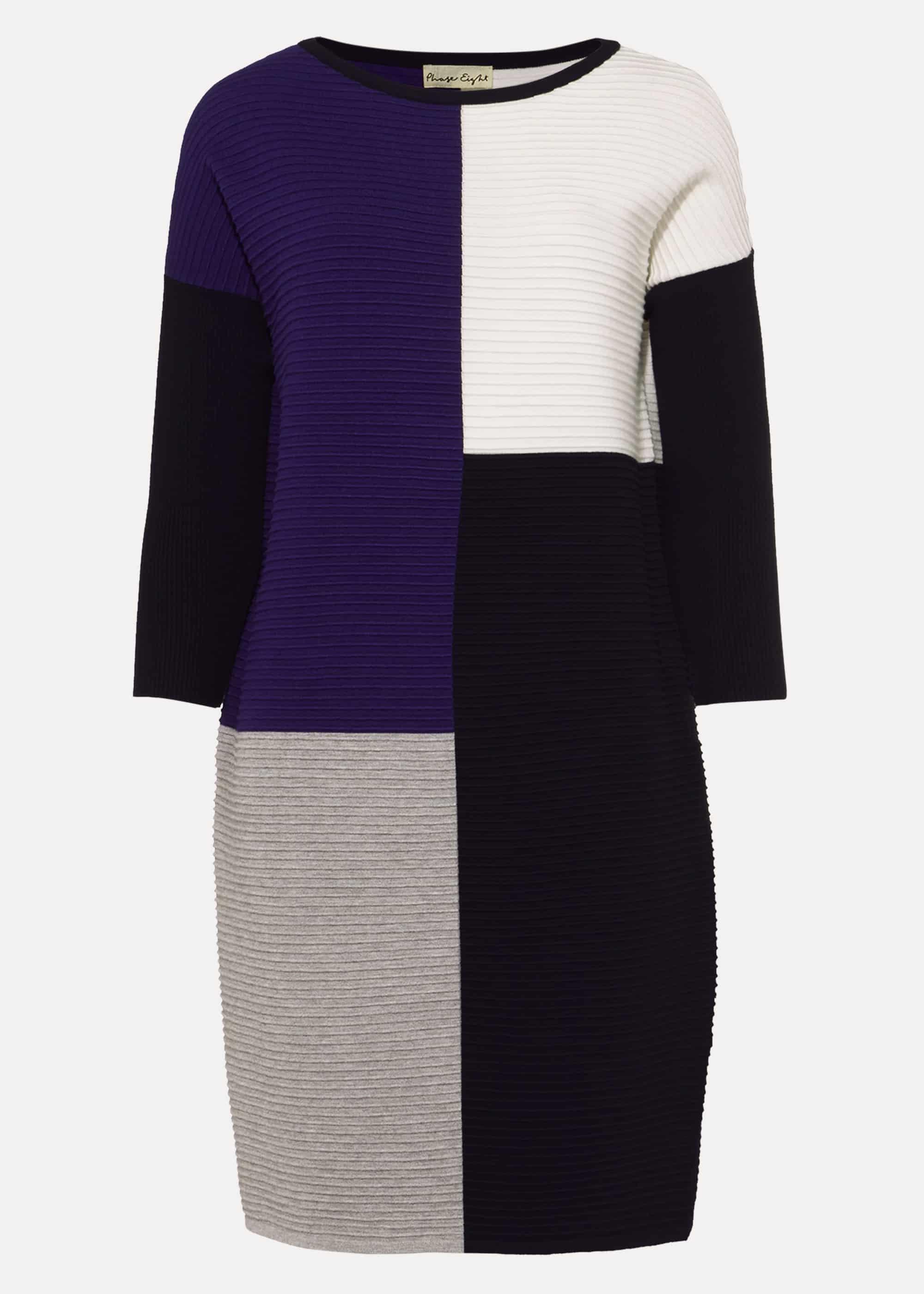 Cher Colourblock Ripple Dress