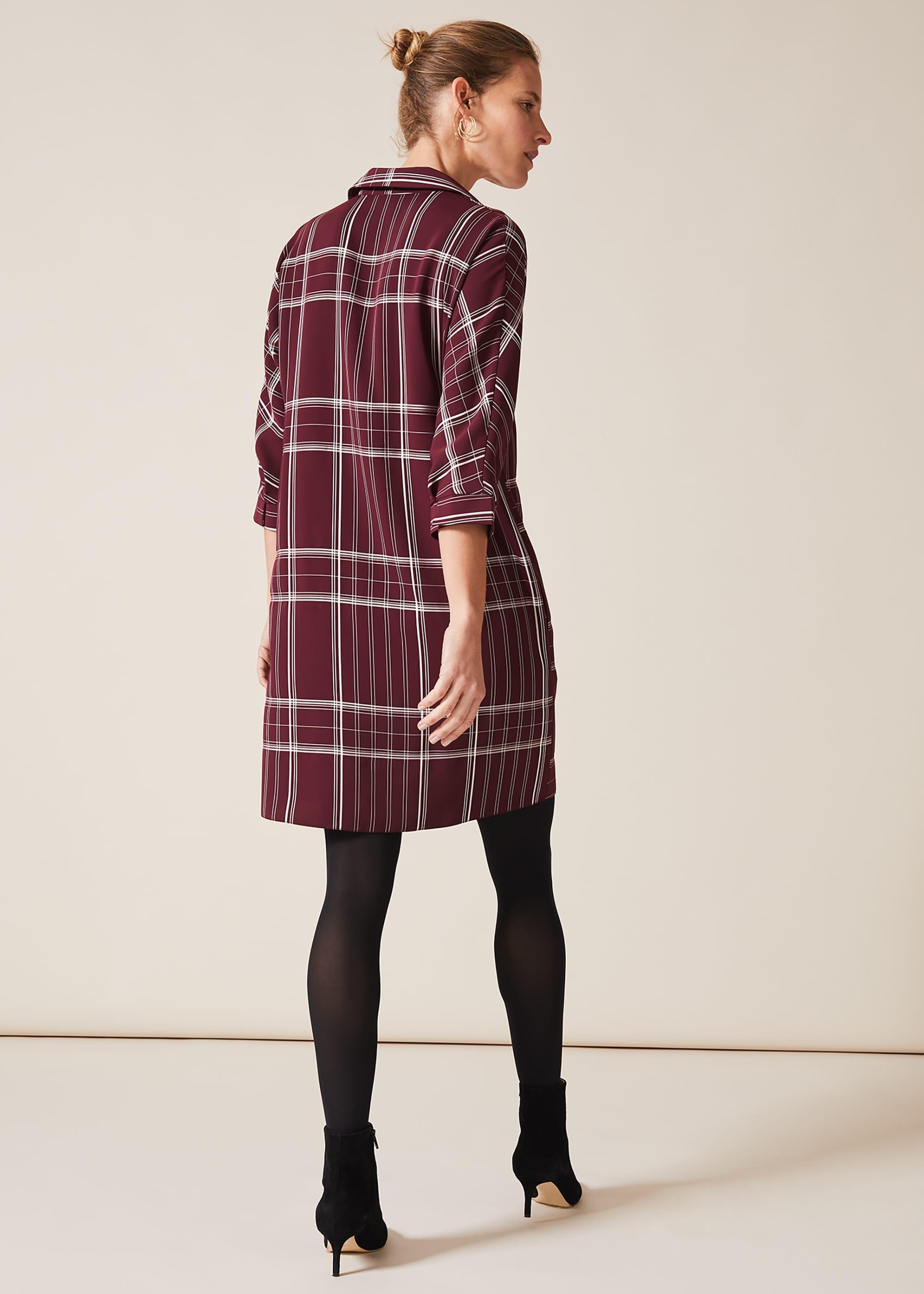 Abril Check Dress