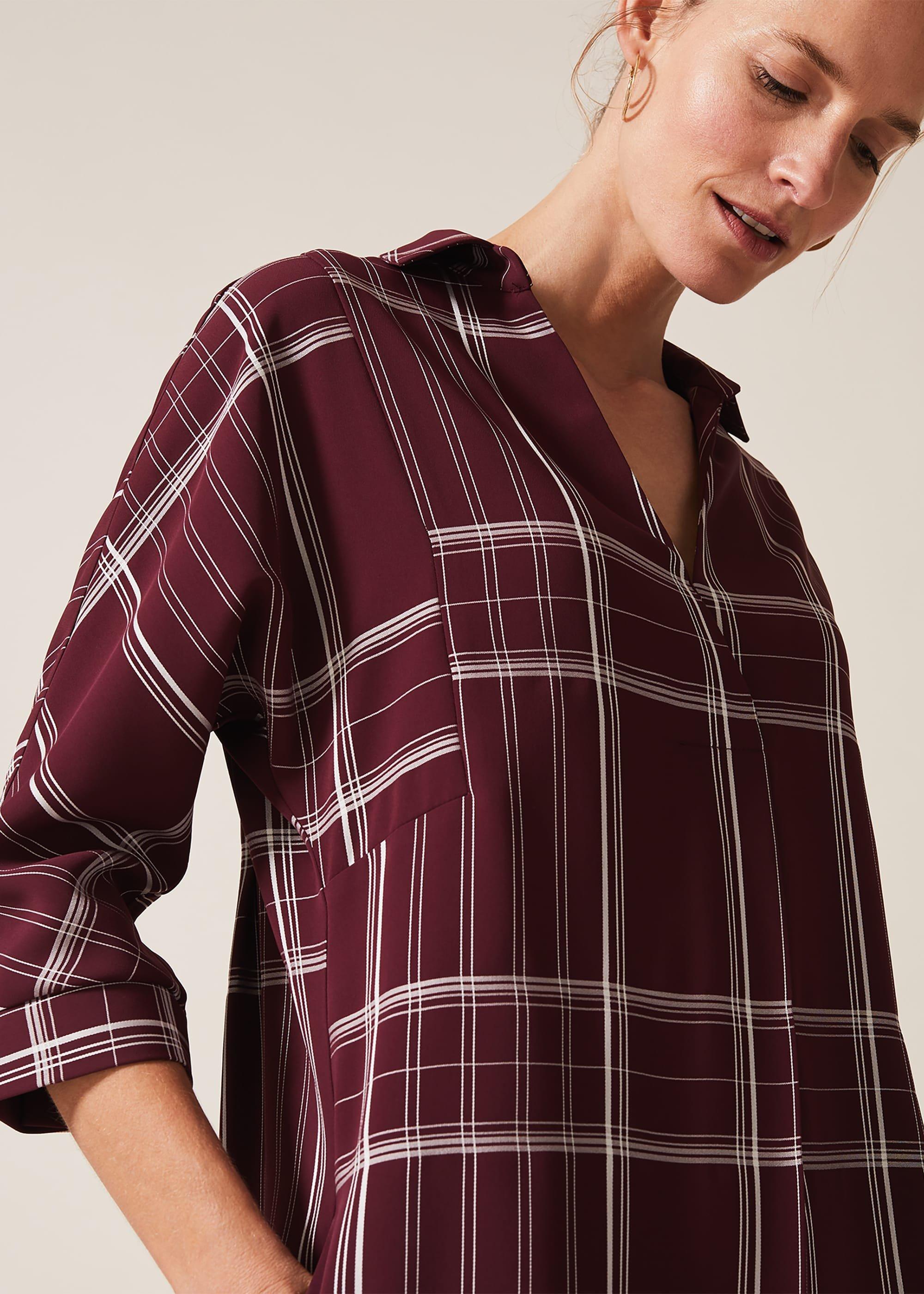 Abril Check Dress