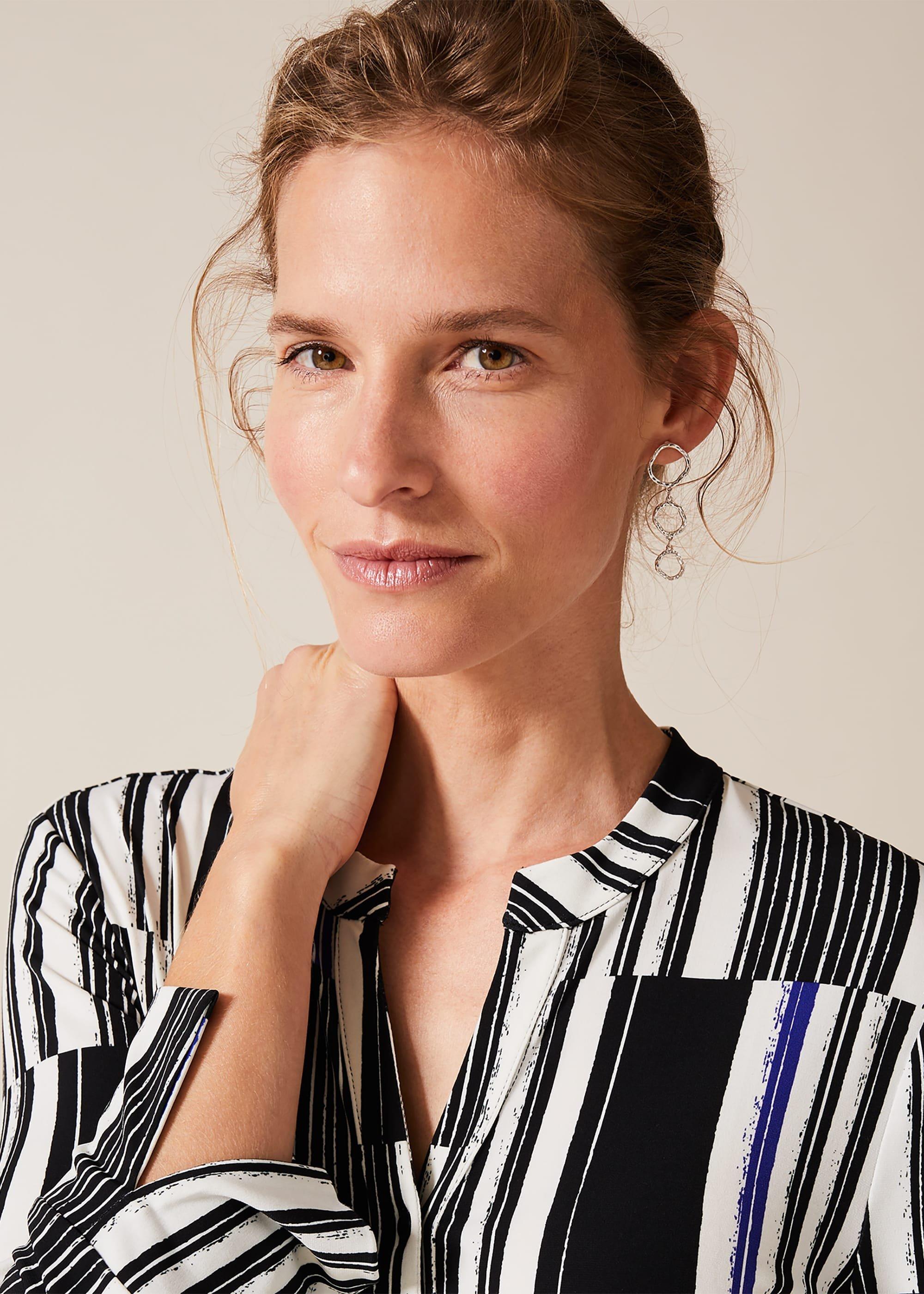 Opal Stripe Shirt Dress
