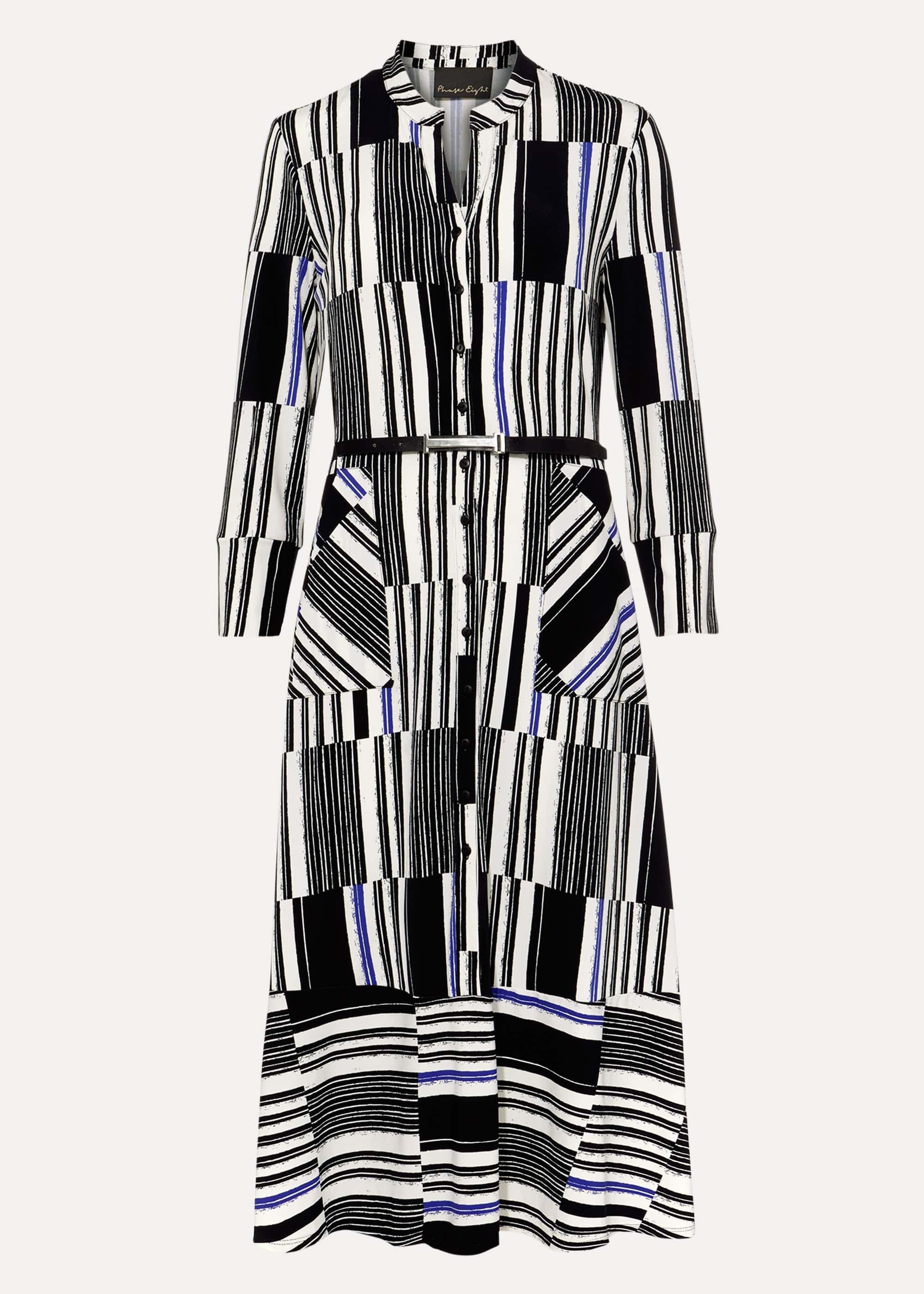 Opal Stripe Shirt Dress