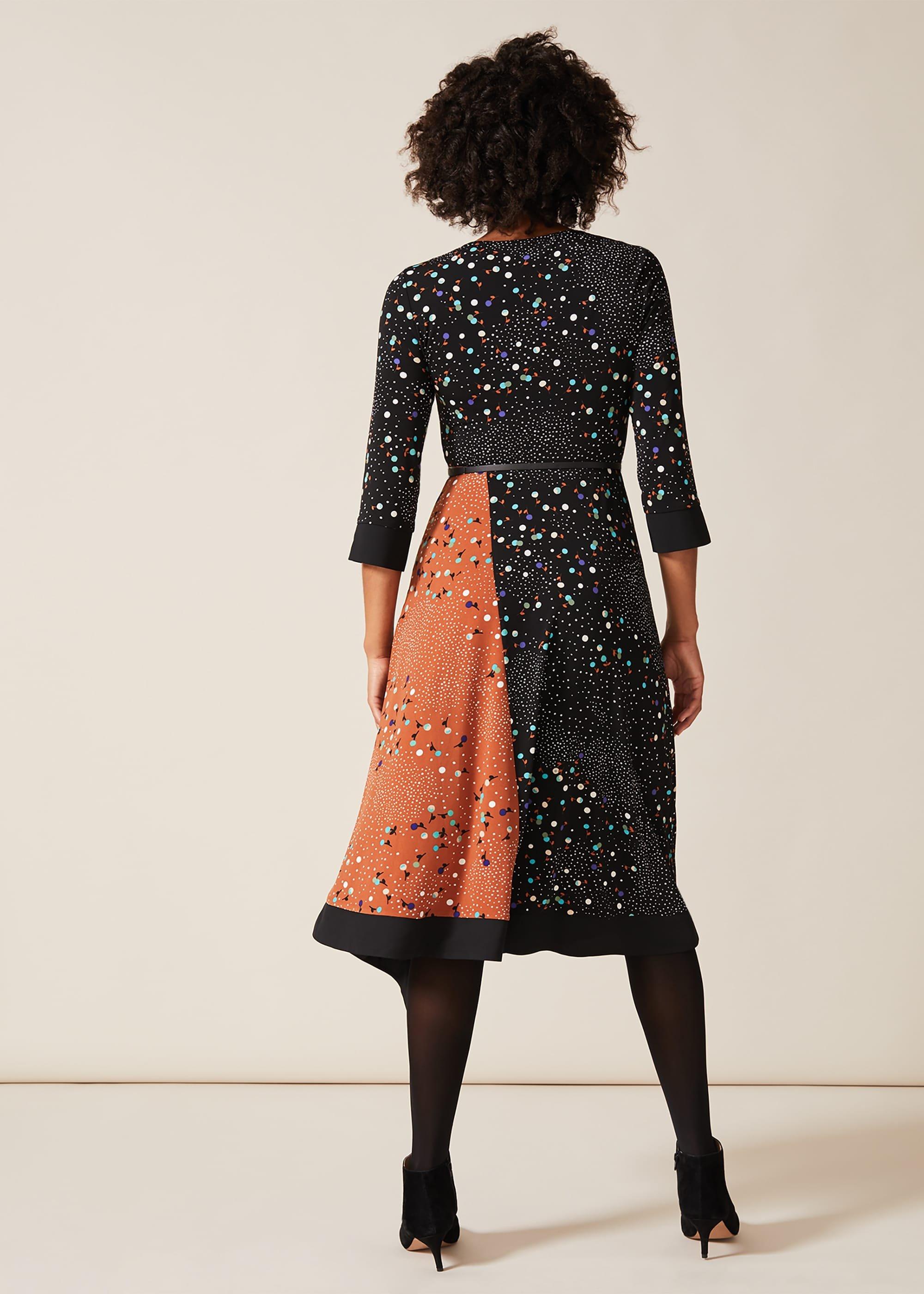 Christa Mixed Print Dress