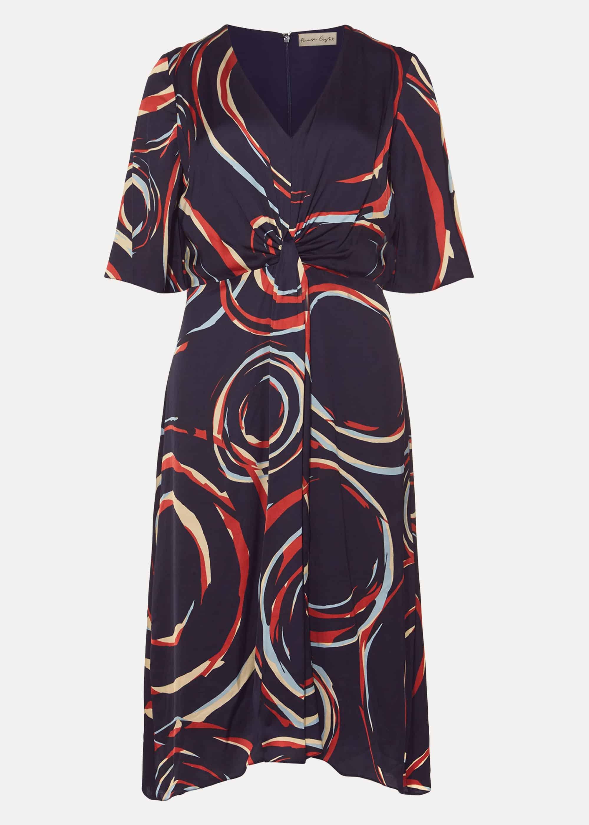 Rosina Swirl Satin Dress