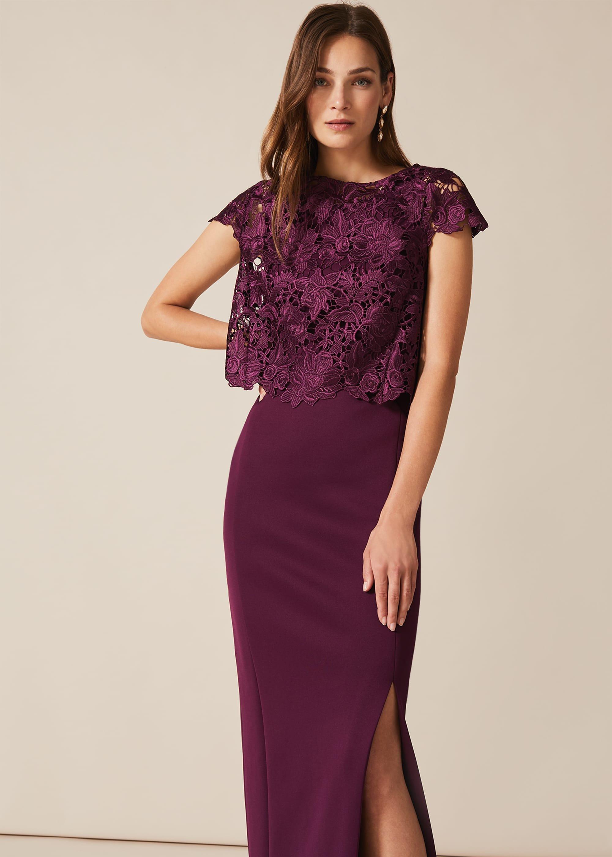 Olivia Scuba Maxi Dress