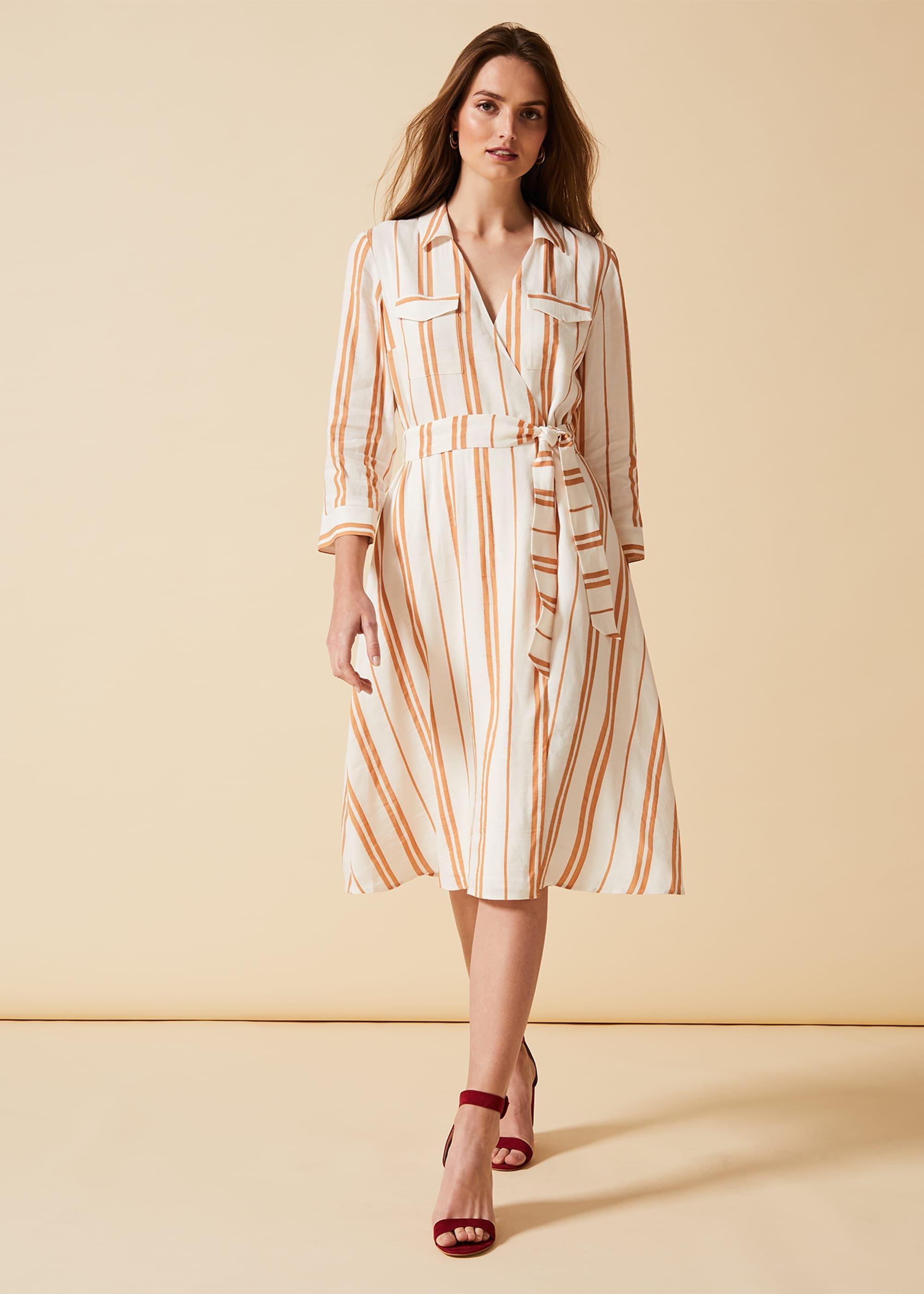 Zabel Stripe Shirt Dress