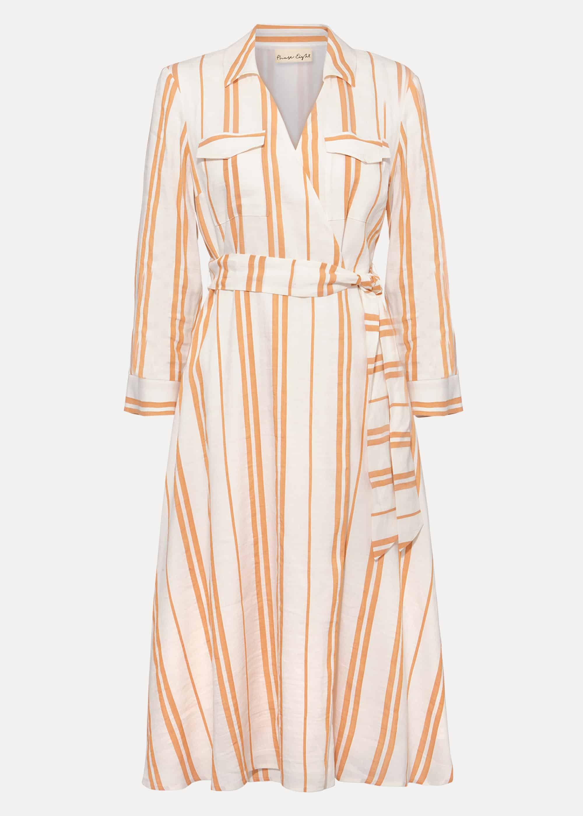 Zabel Stripe Shirt Dress