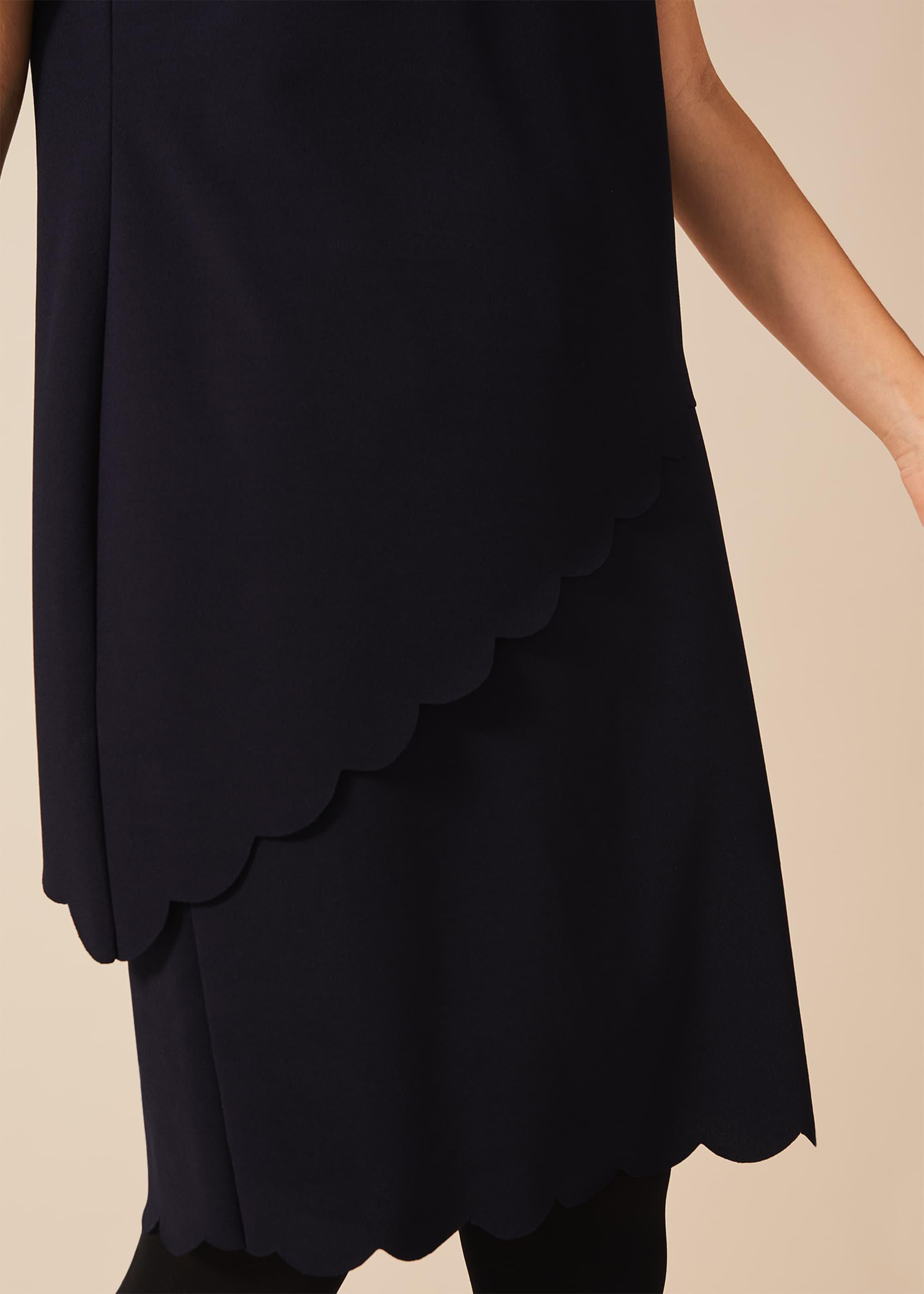 Reanna Scallop Overlay Dress