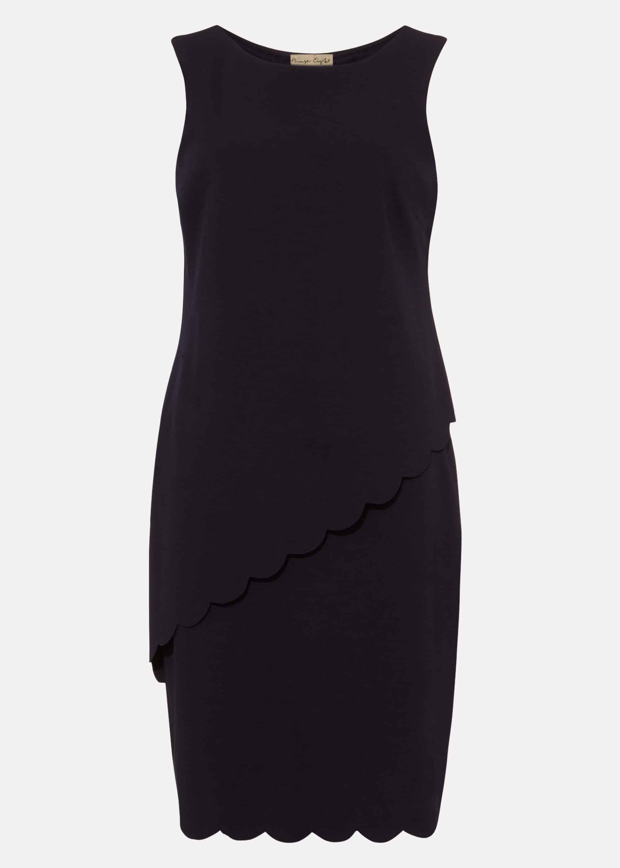Reanna Scallop Overlay Dress