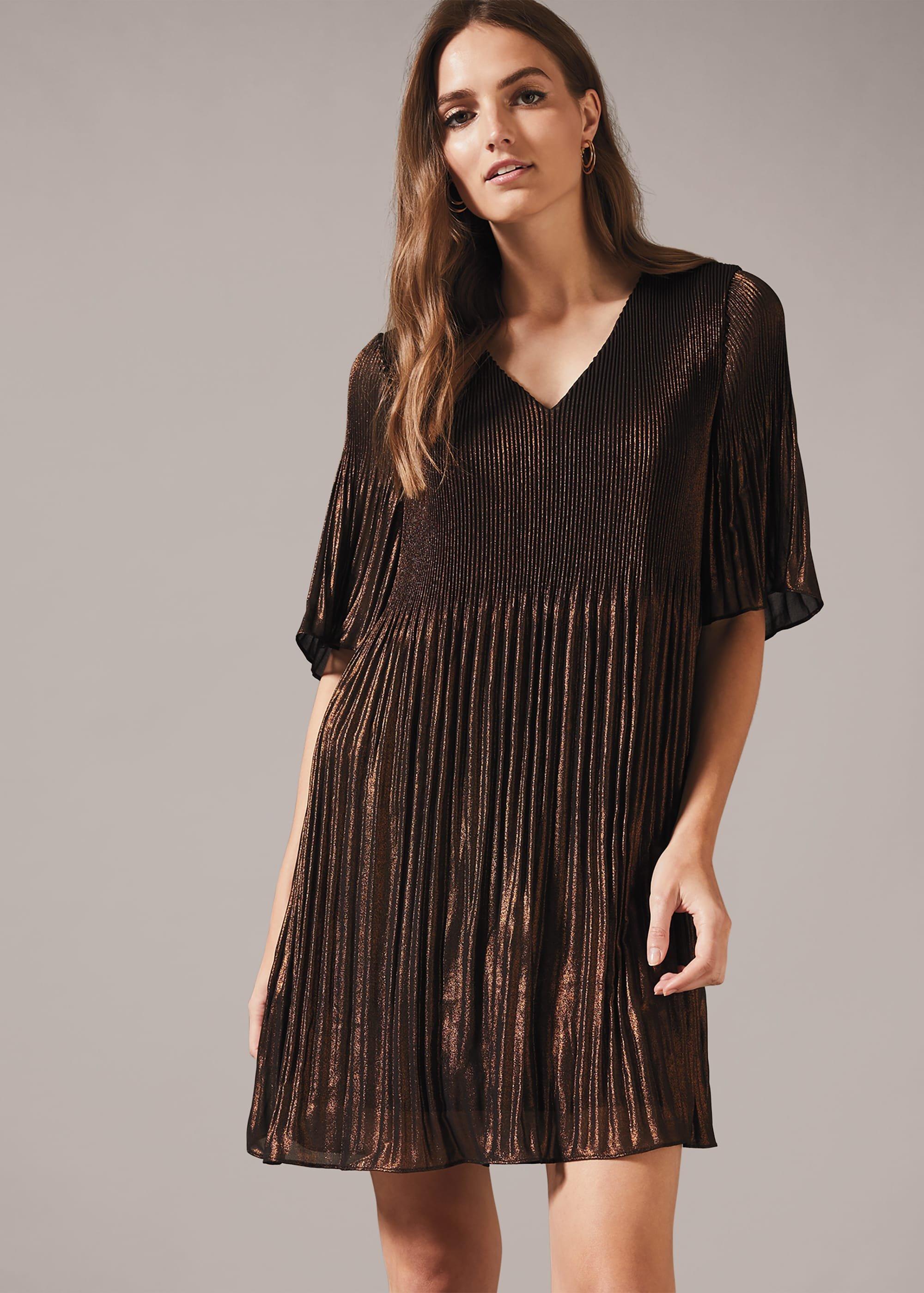 Ella Metallic Dress