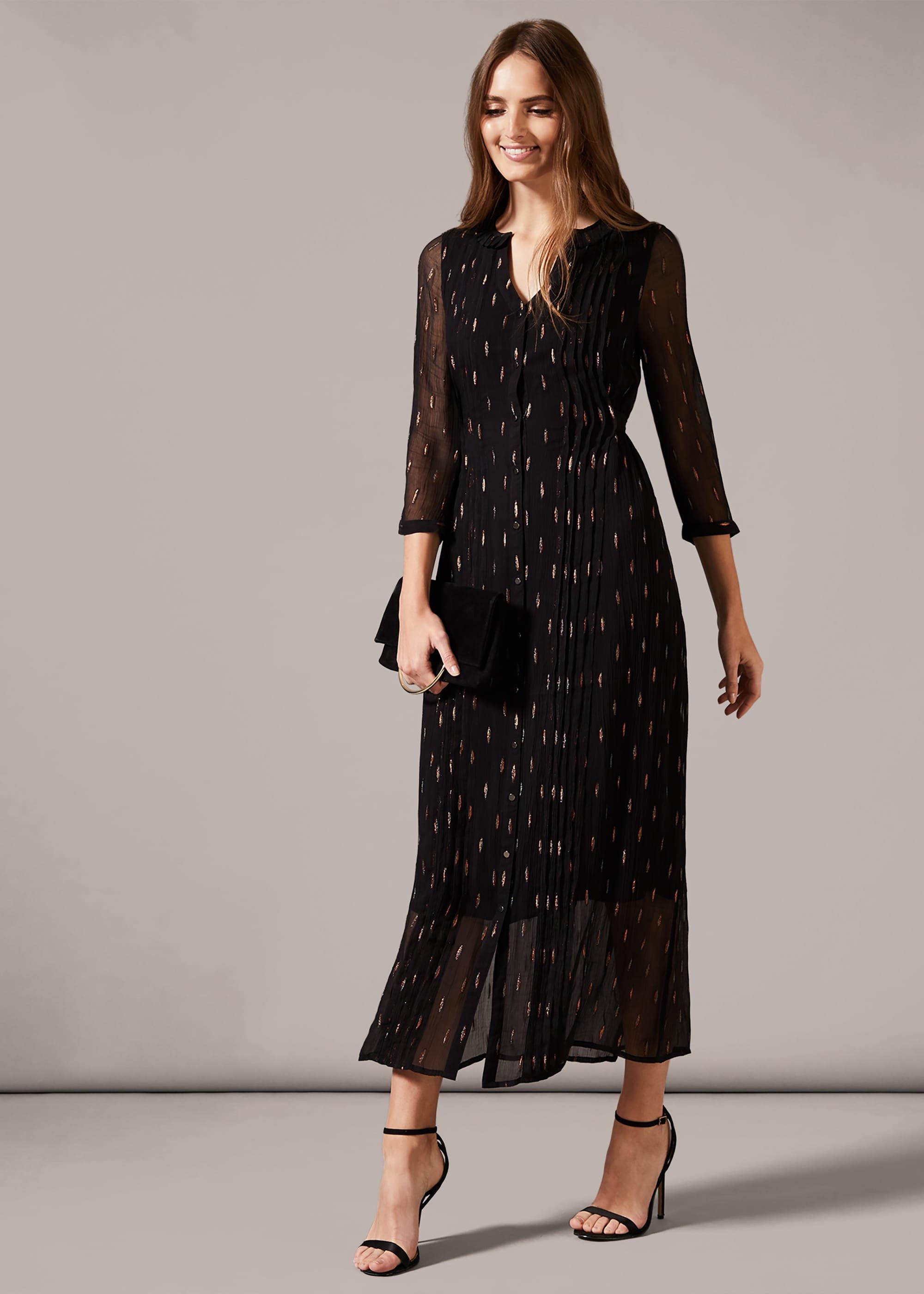 Sparkle Shirt Maxi Dress
