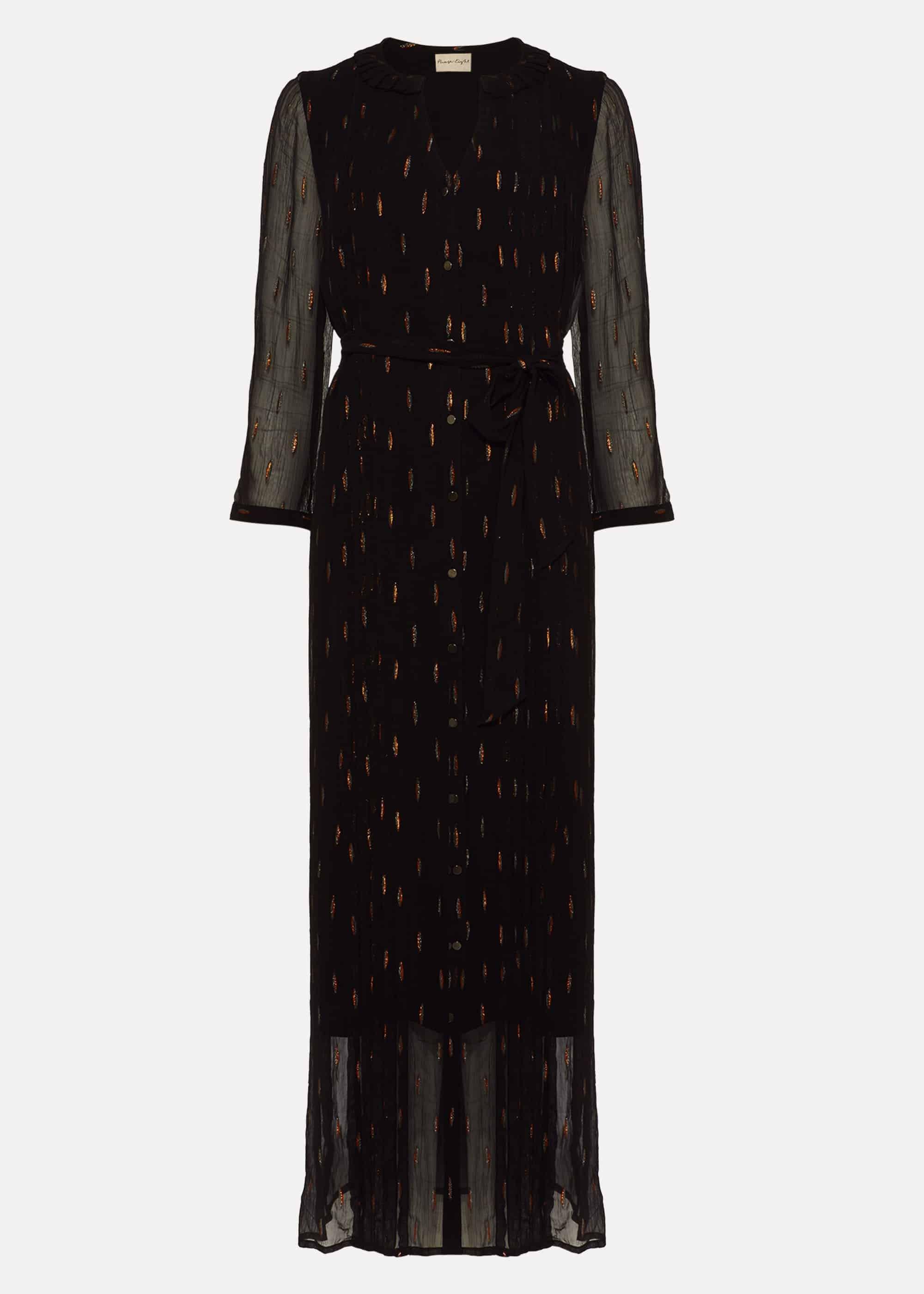 Sparkle Shirt Maxi Dress
