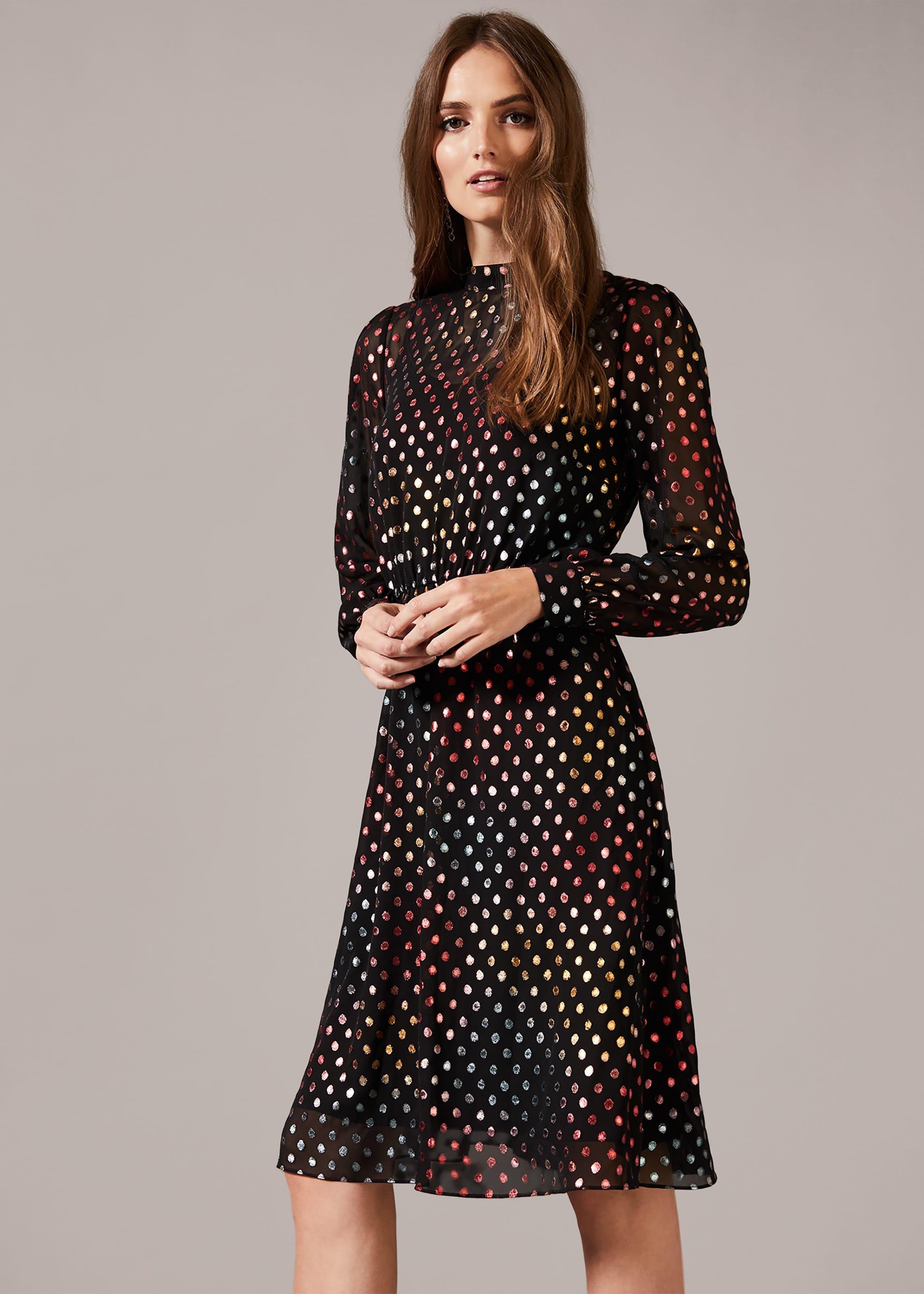 Shimmer Spot Dress