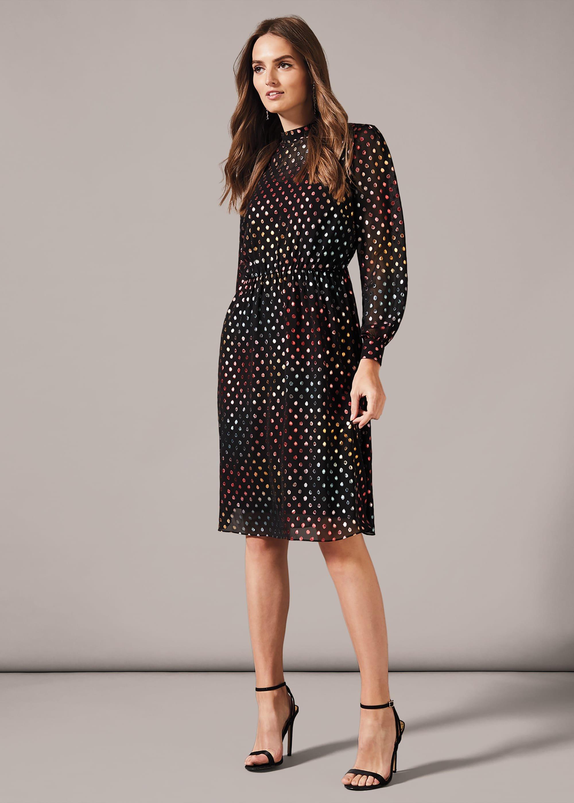 Shimmer Spot Dress