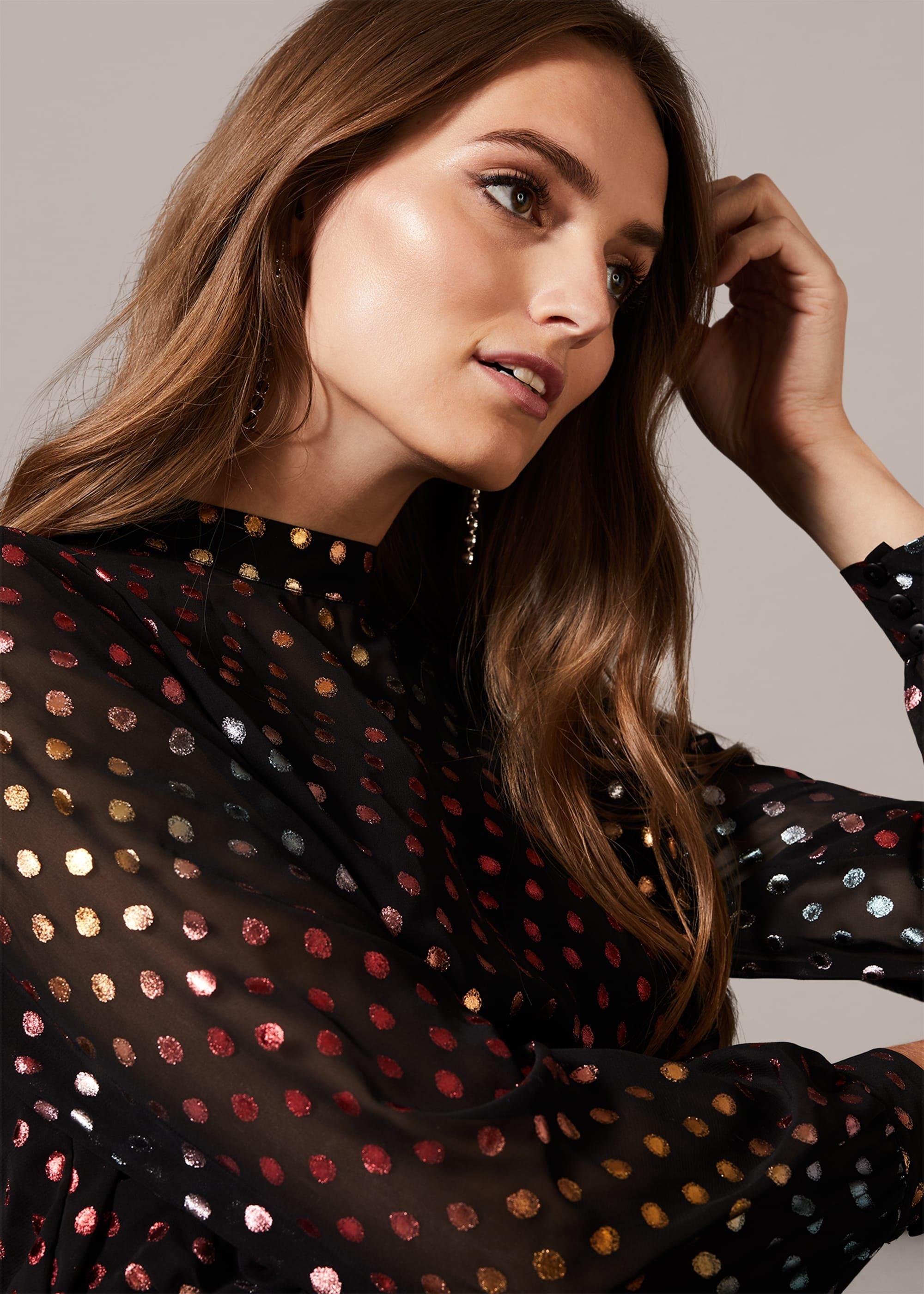 Shimmer Spot Dress