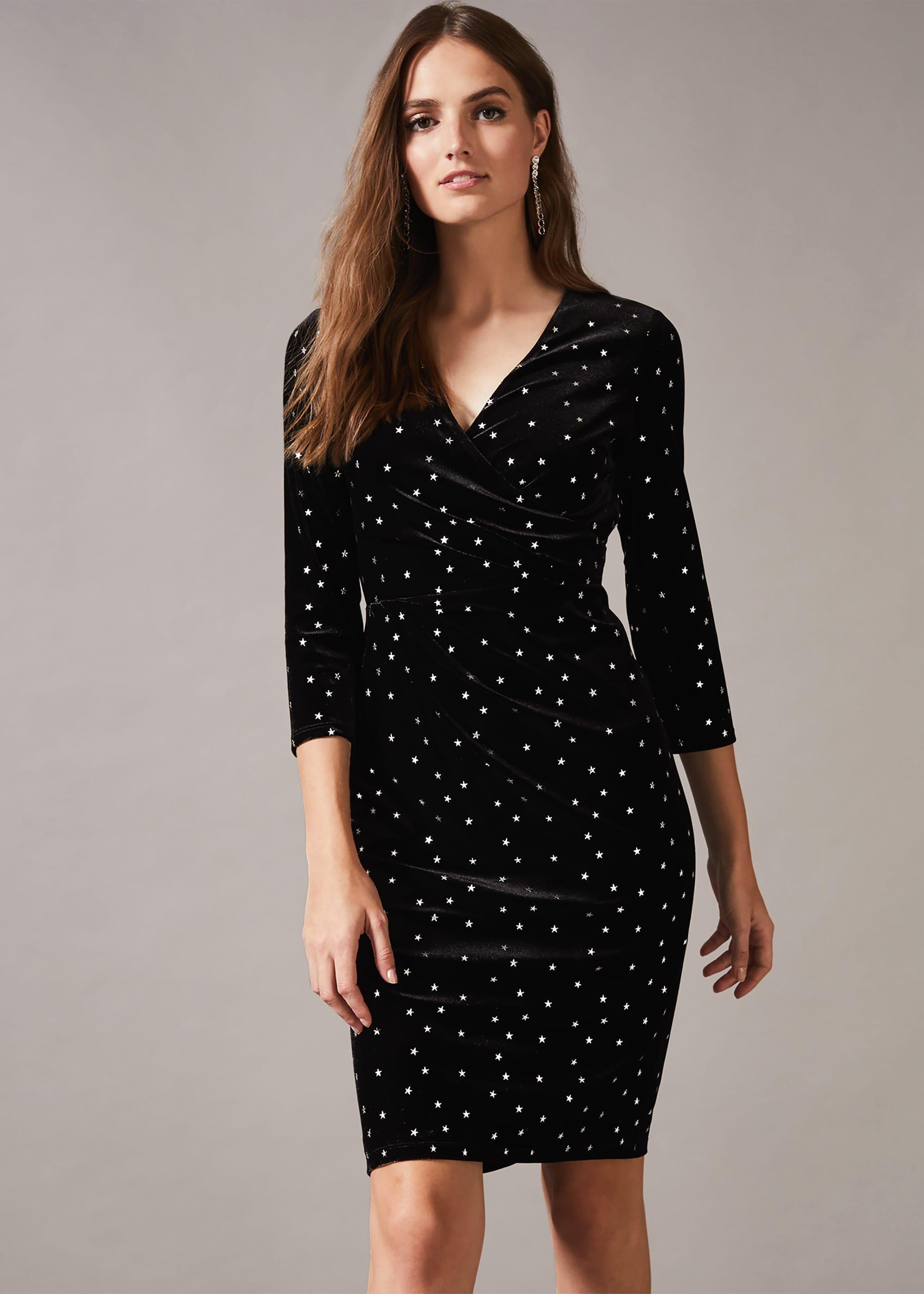 Ariane Star Velvet Dress