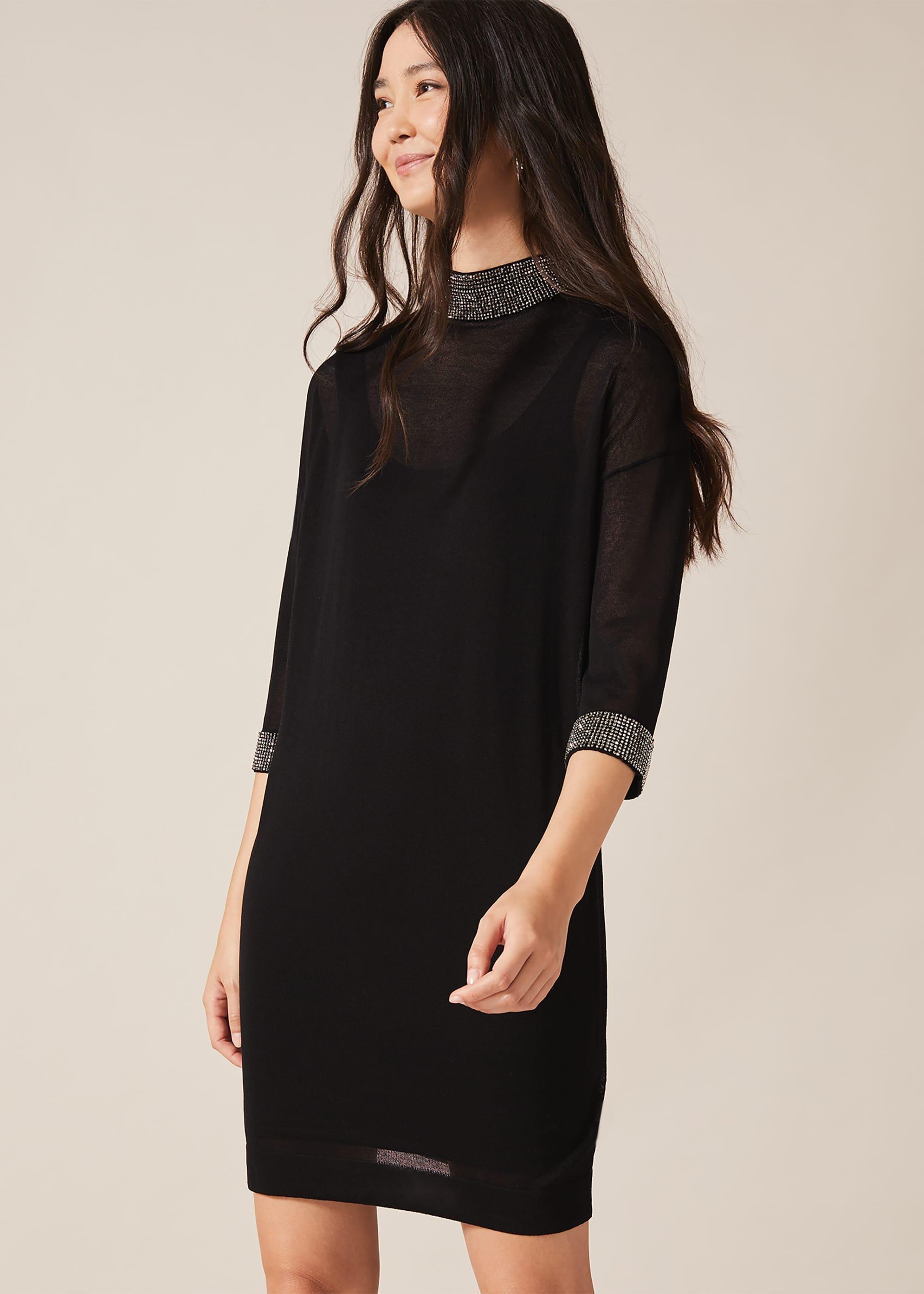 Demi Diamante Collar Dress