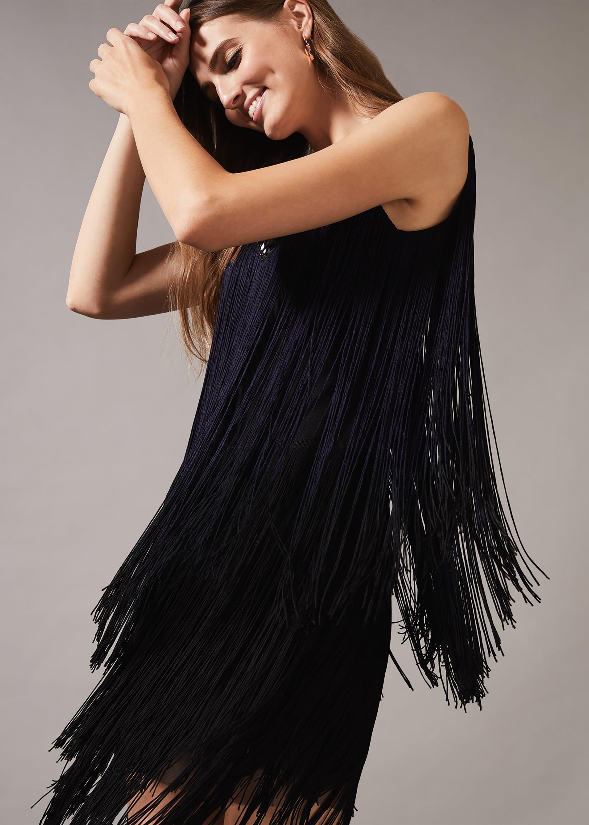 Missy Dip Dye Fringe Dress