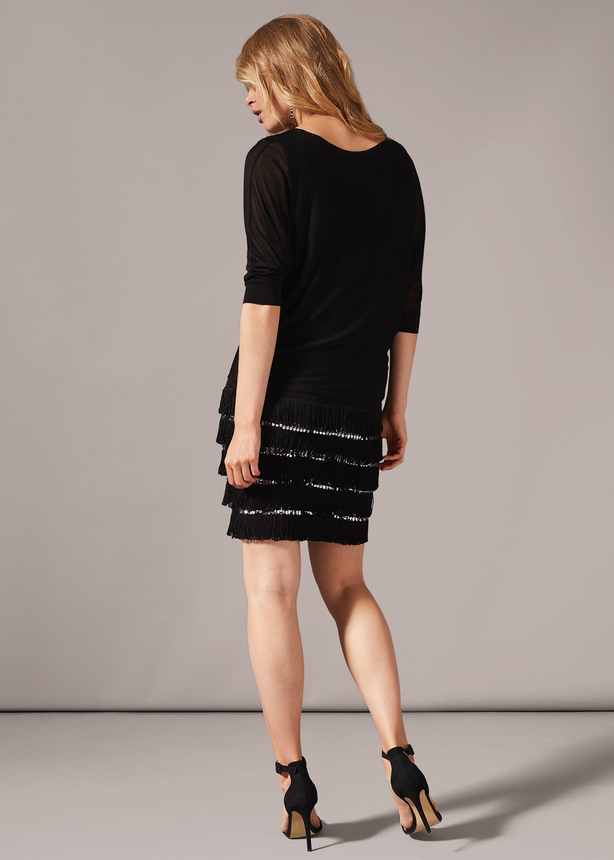 Fae Fringe Sequin Dress