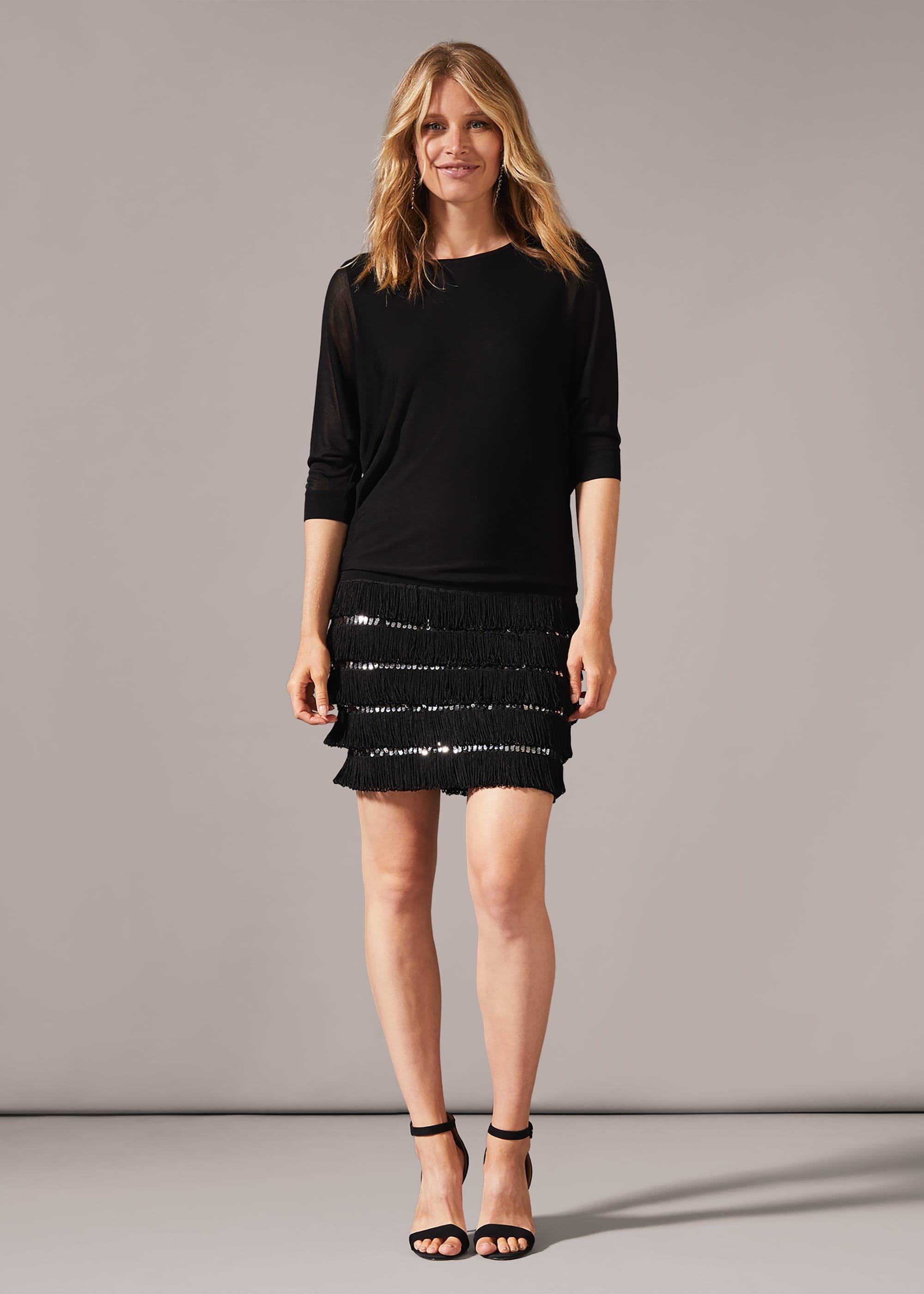 Fae Fringe Sequin Dress