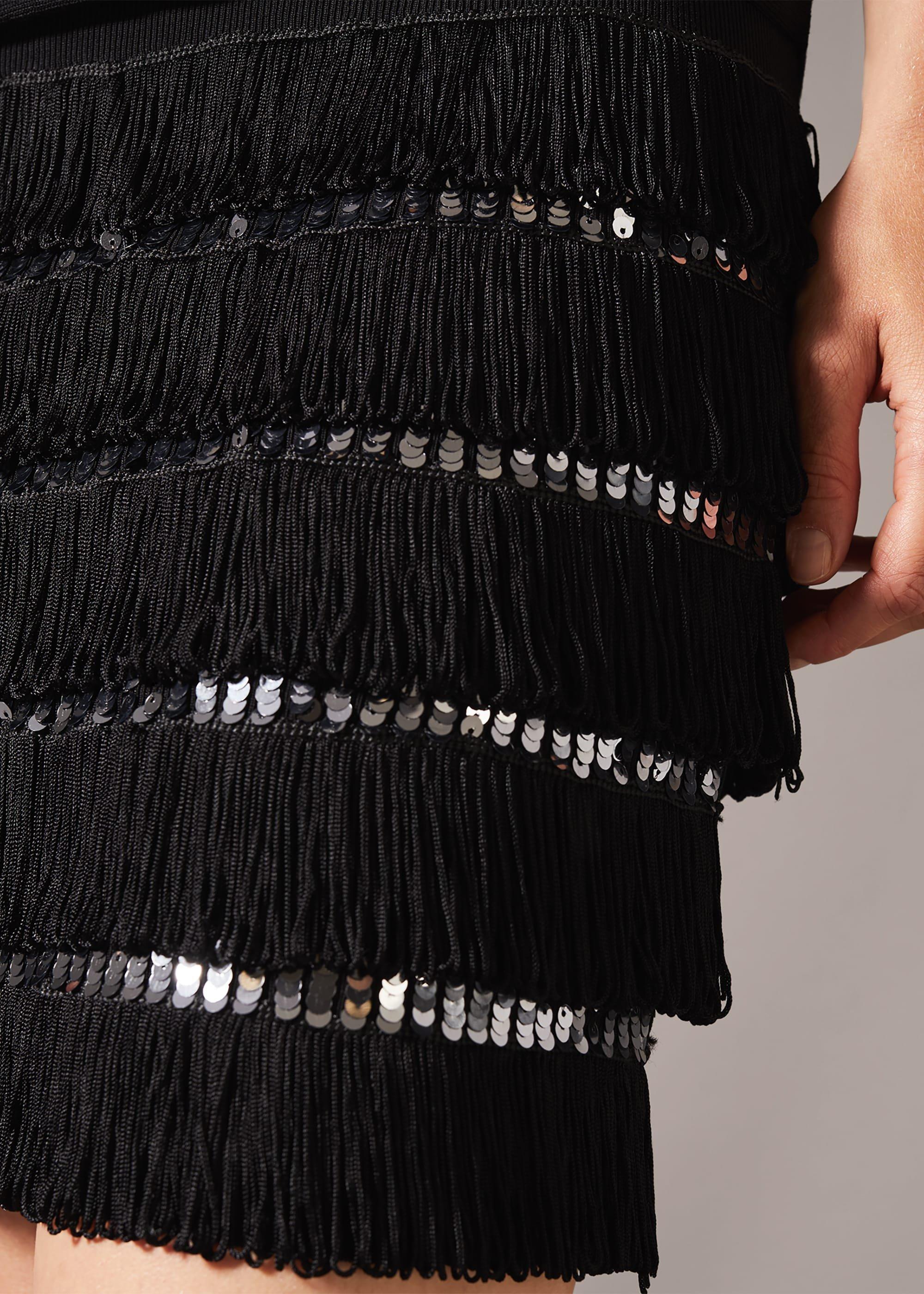 Fae Fringe Sequin Dress