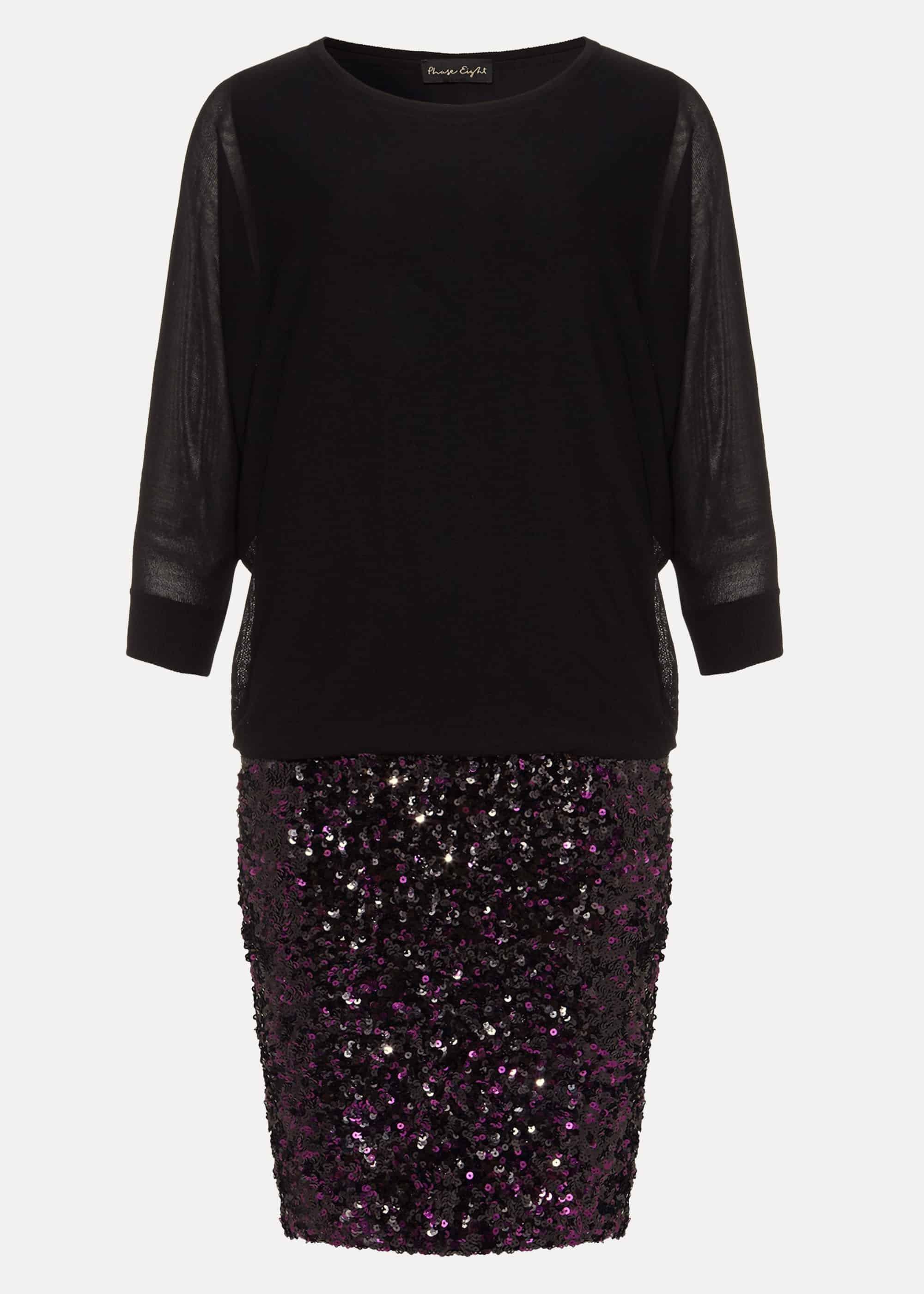 Geonna Sequin Skirt Dress