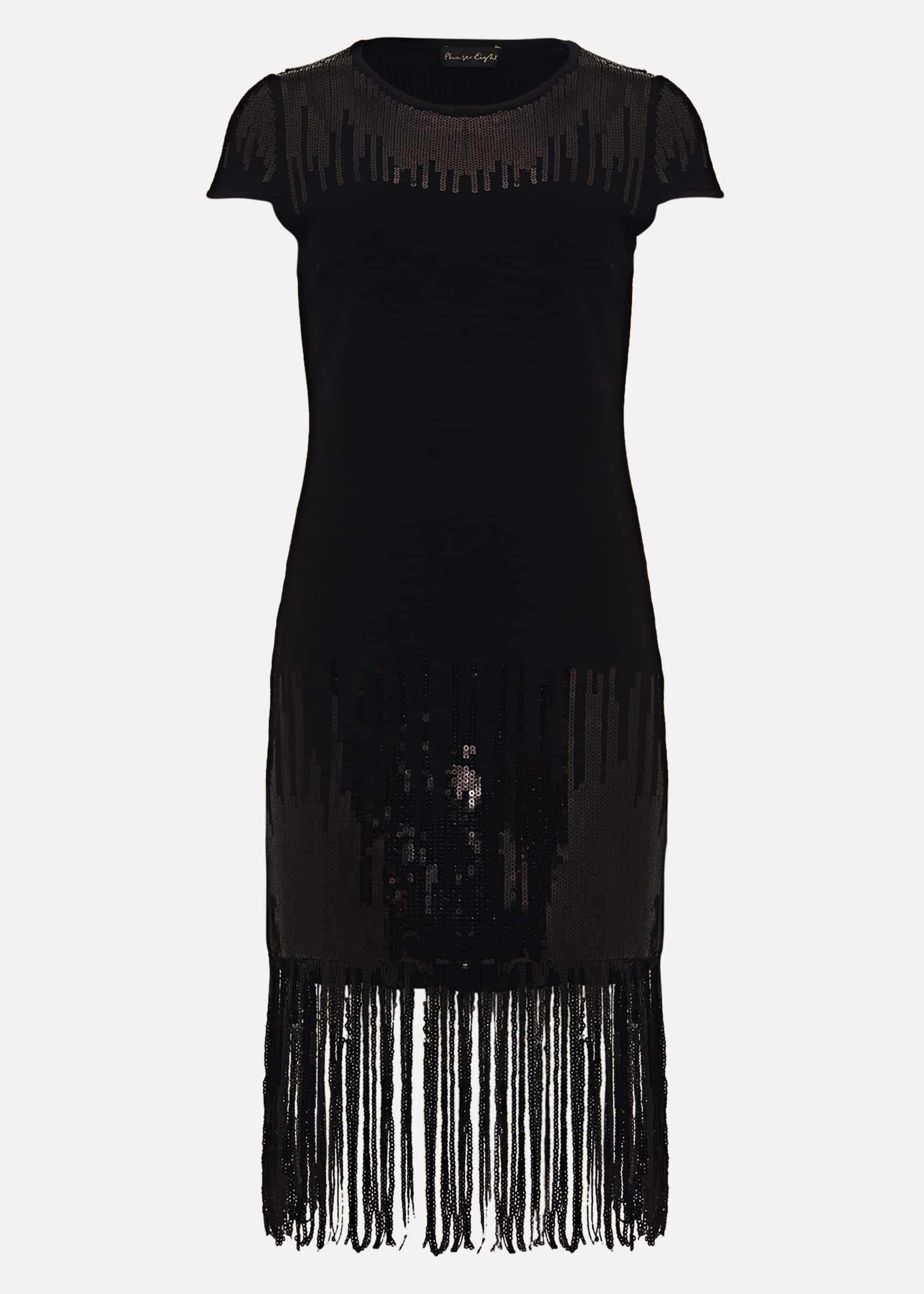 Ferne Fringe Sequin Dress