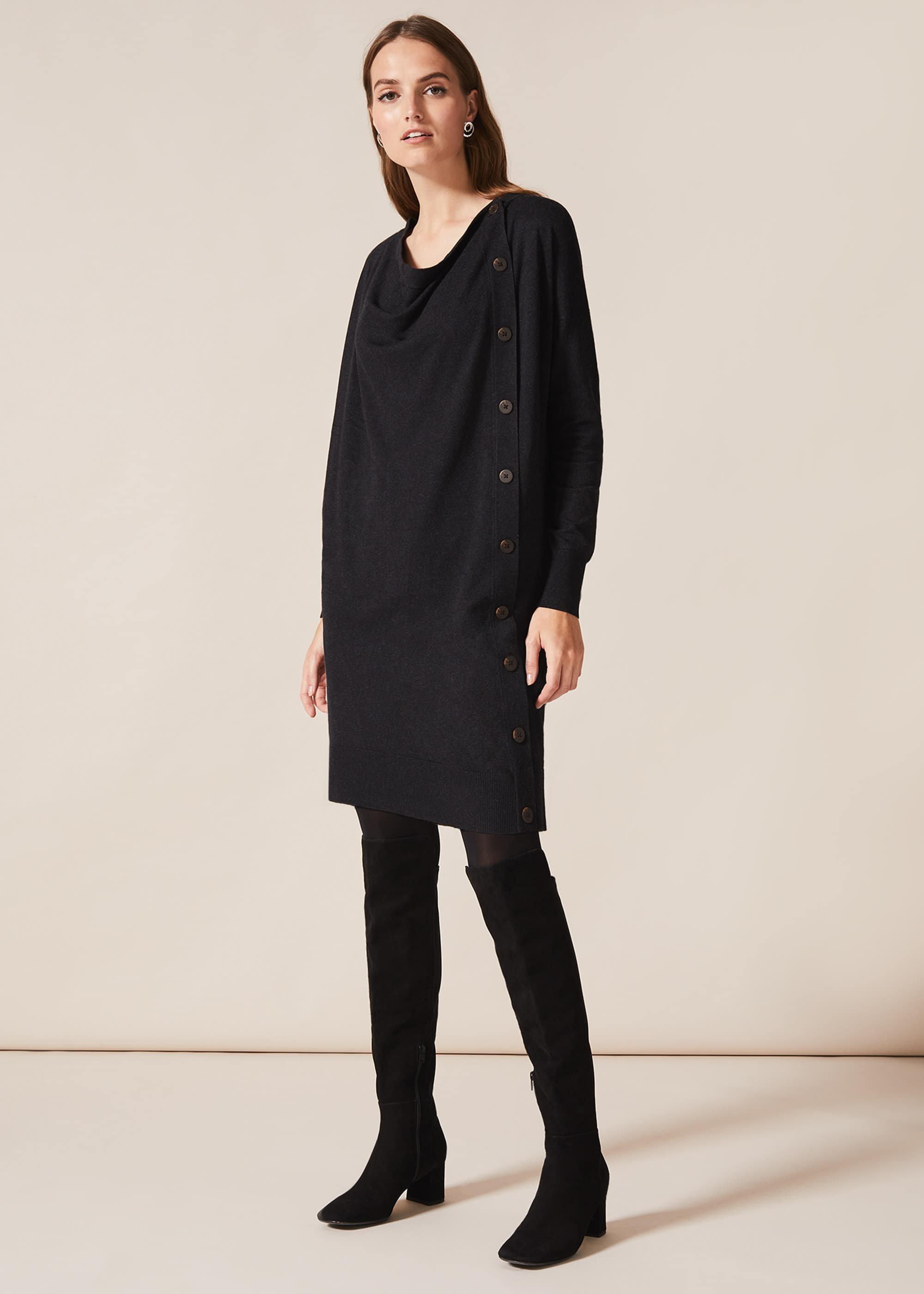 Bailie Button Knit Dress