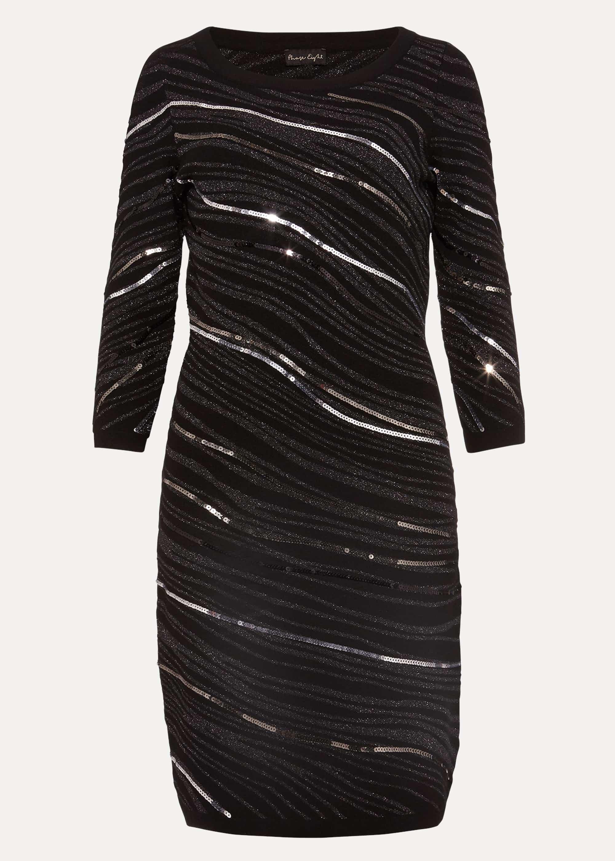 Saya Wave Sequin Dress