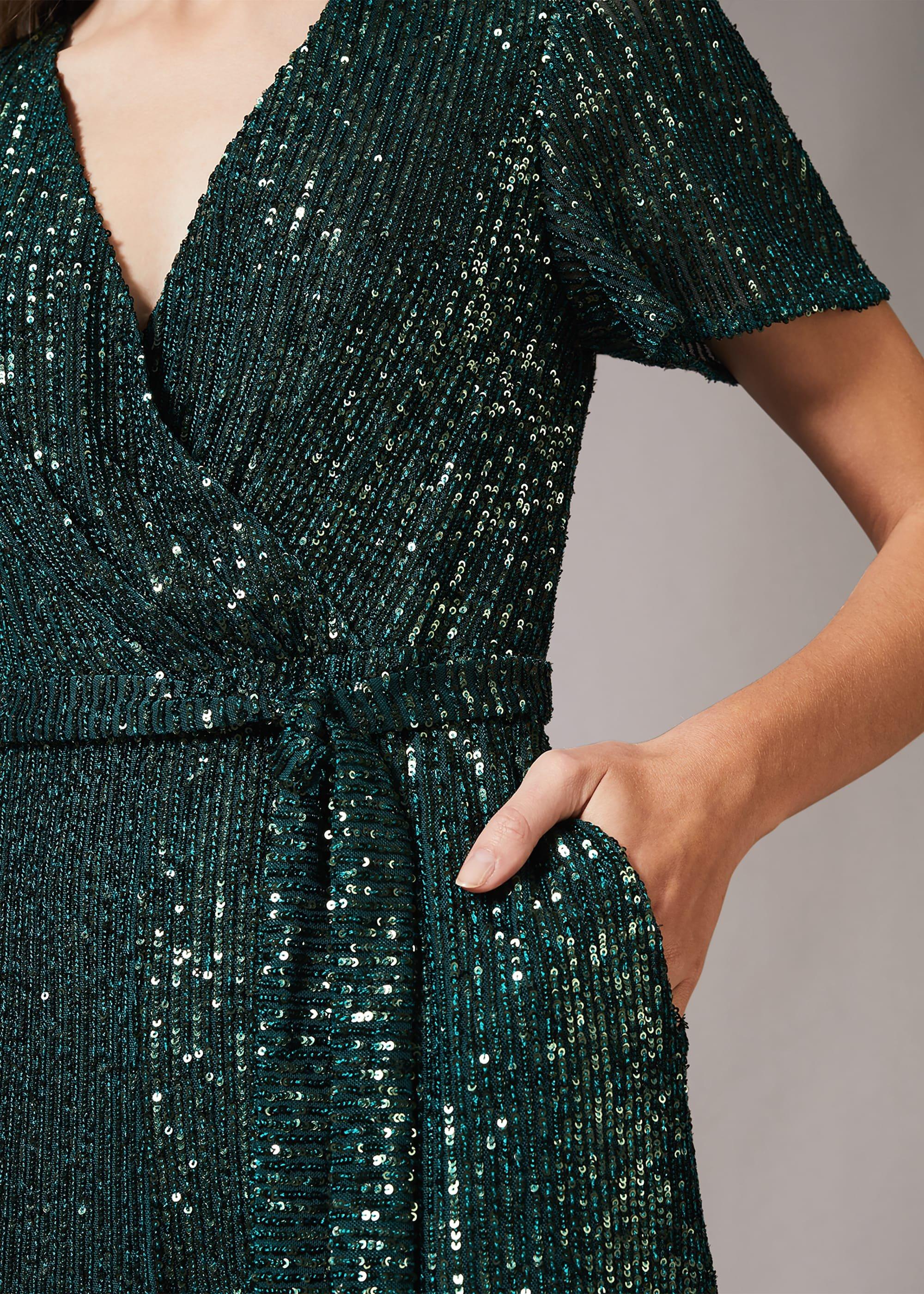 Alessandra Sequin Jumpsuit