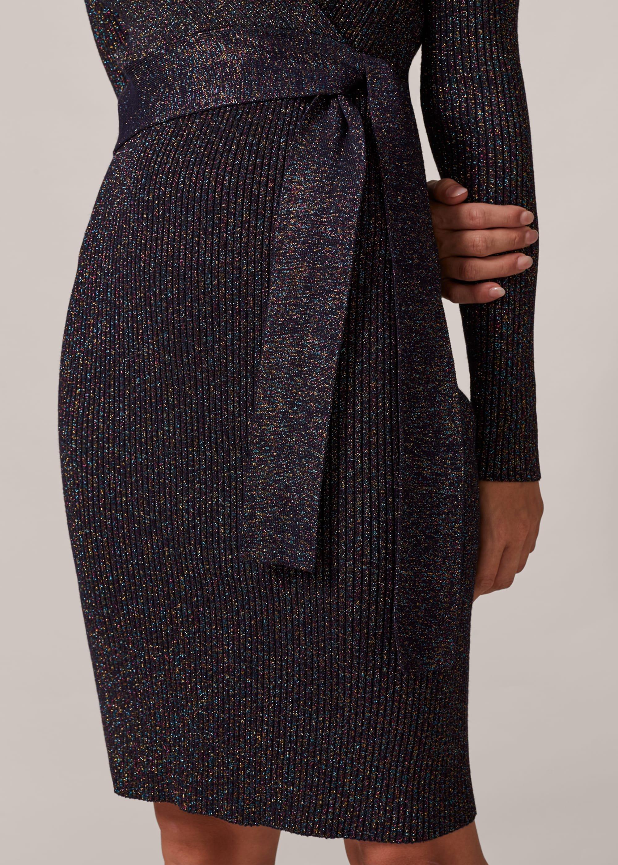 Sady Sparkle Wrap Dress