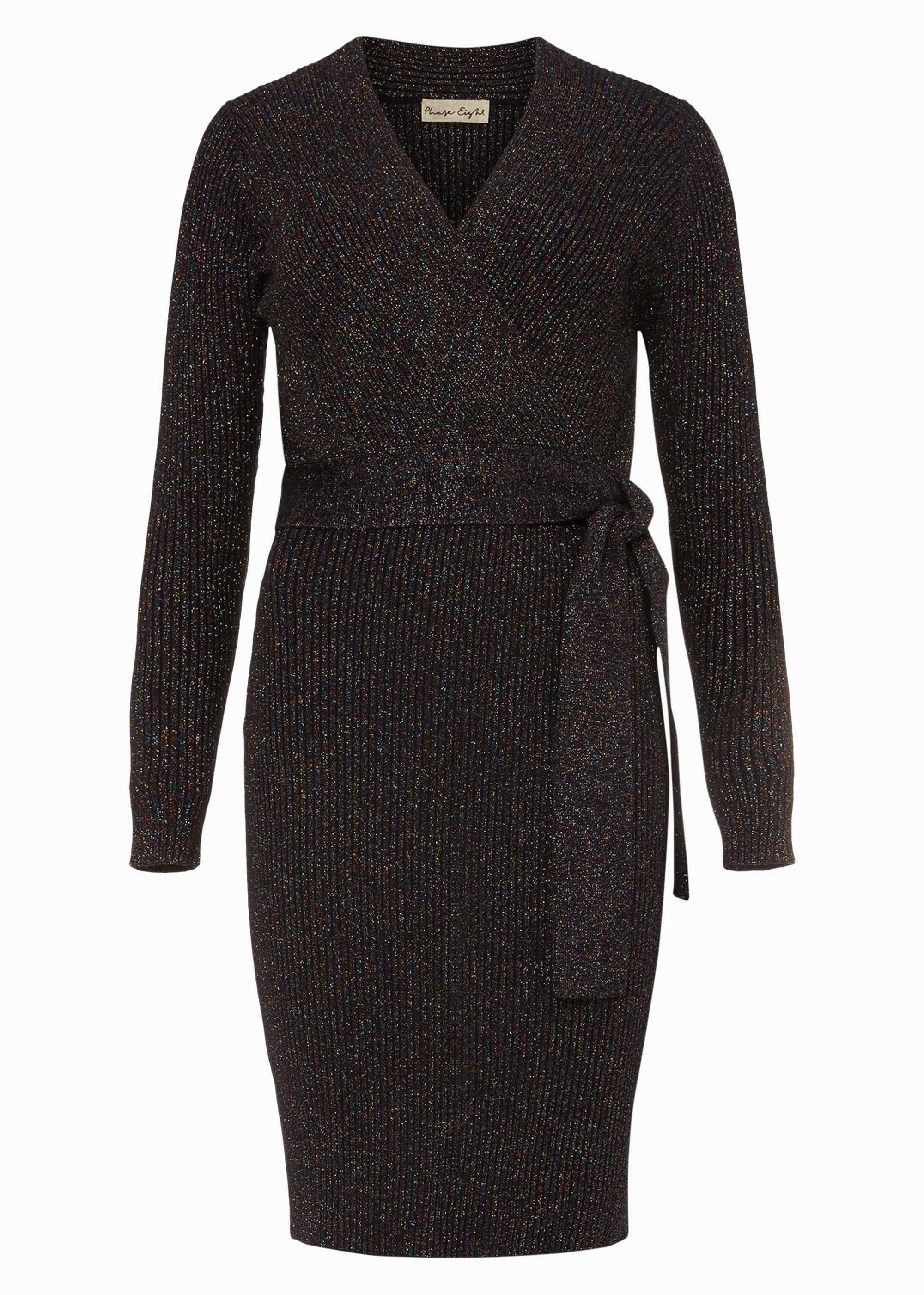 Sady Sparkle Wrap Dress