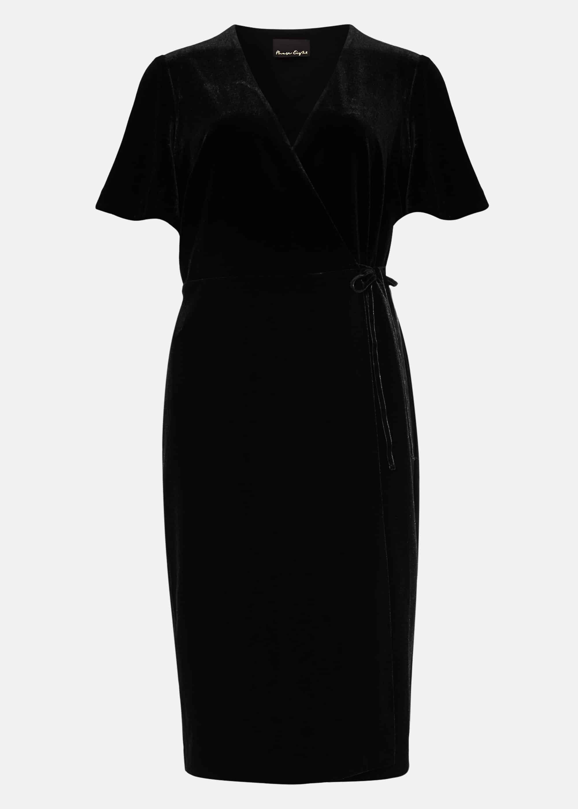 Angel Velvet Wrap Dress