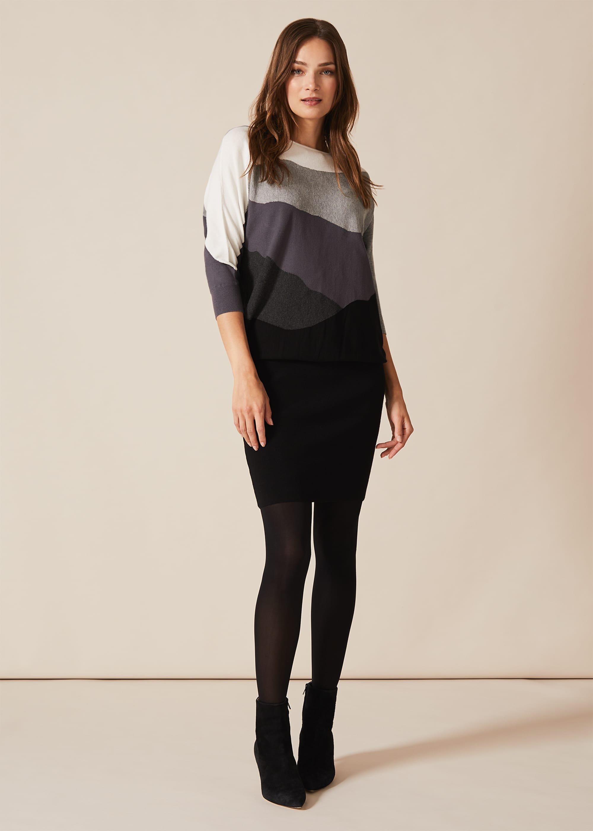 Lorrie Abstract Knitted Dress