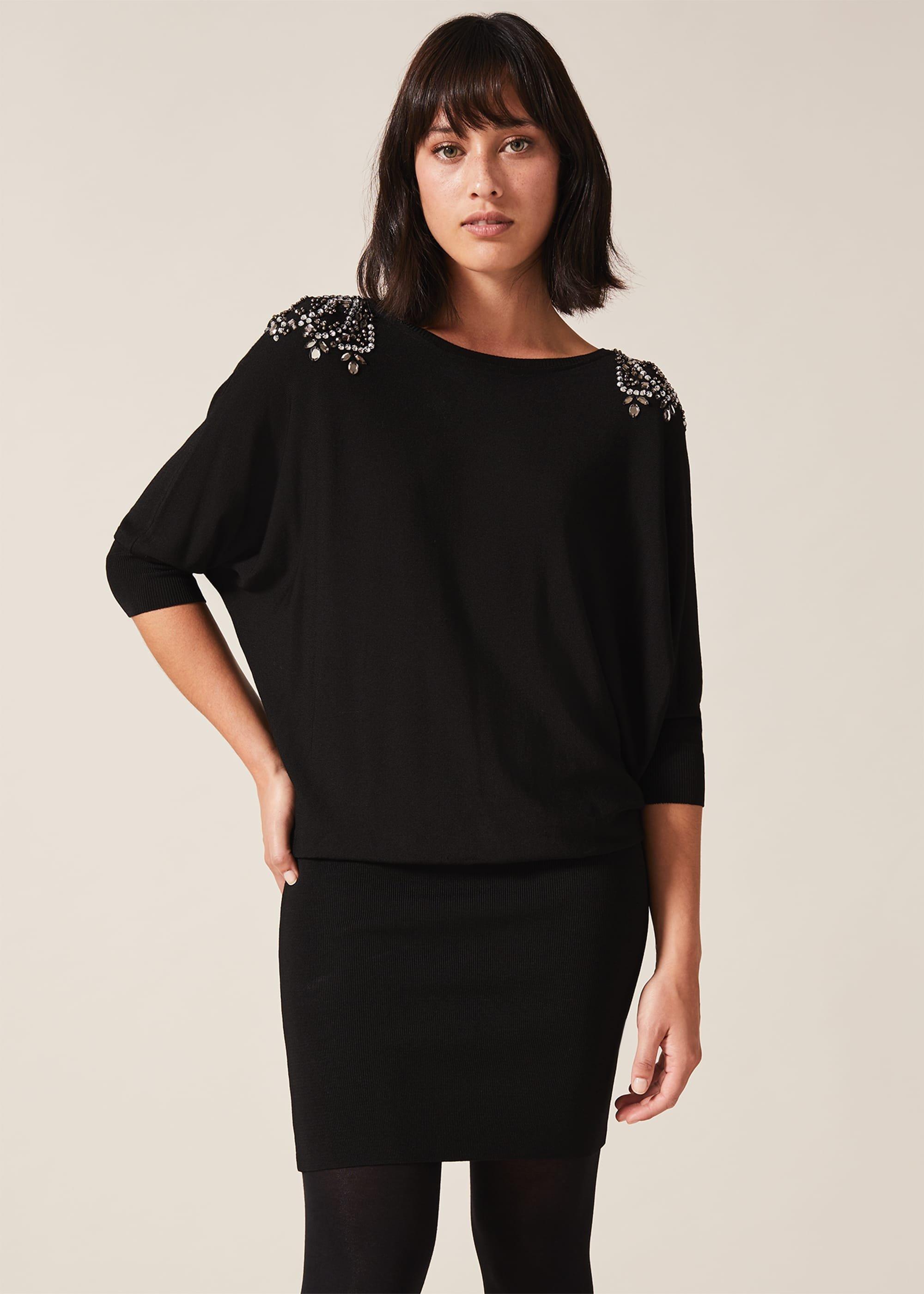 Elizabeth Embellished V-Back Dress