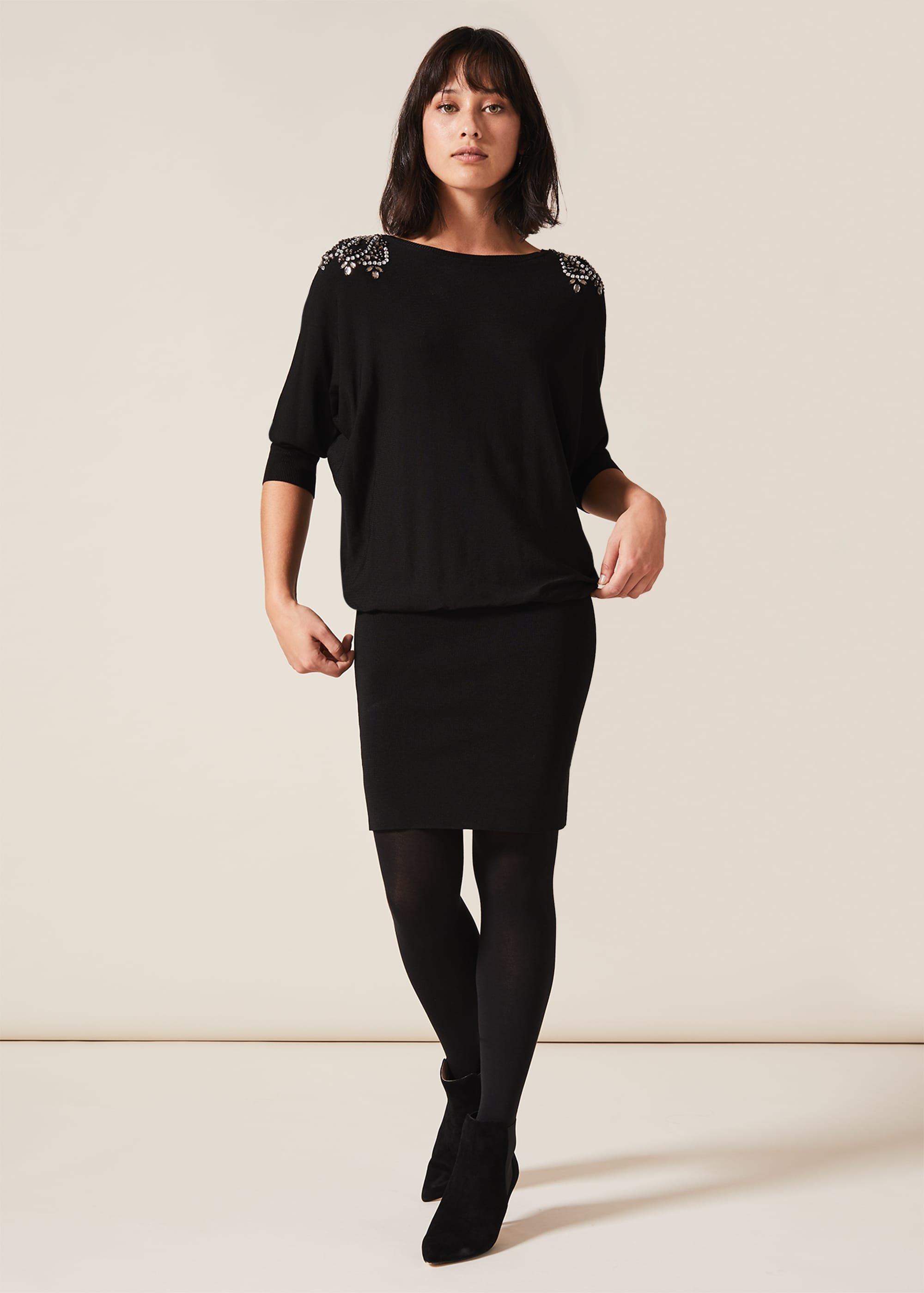 Elizabeth Embellished V-Back Dress