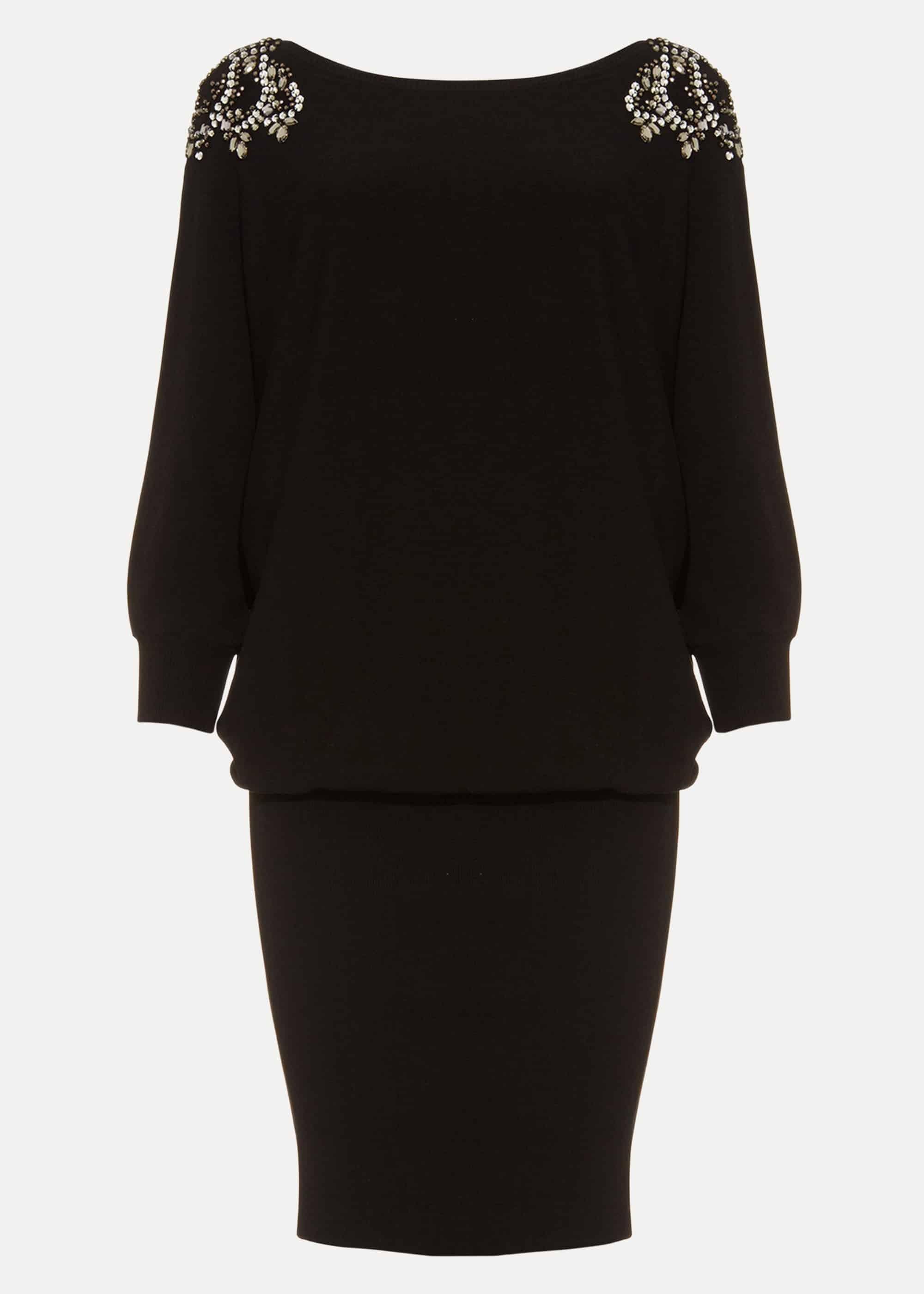 Elizabeth Embellished V-Back Dress