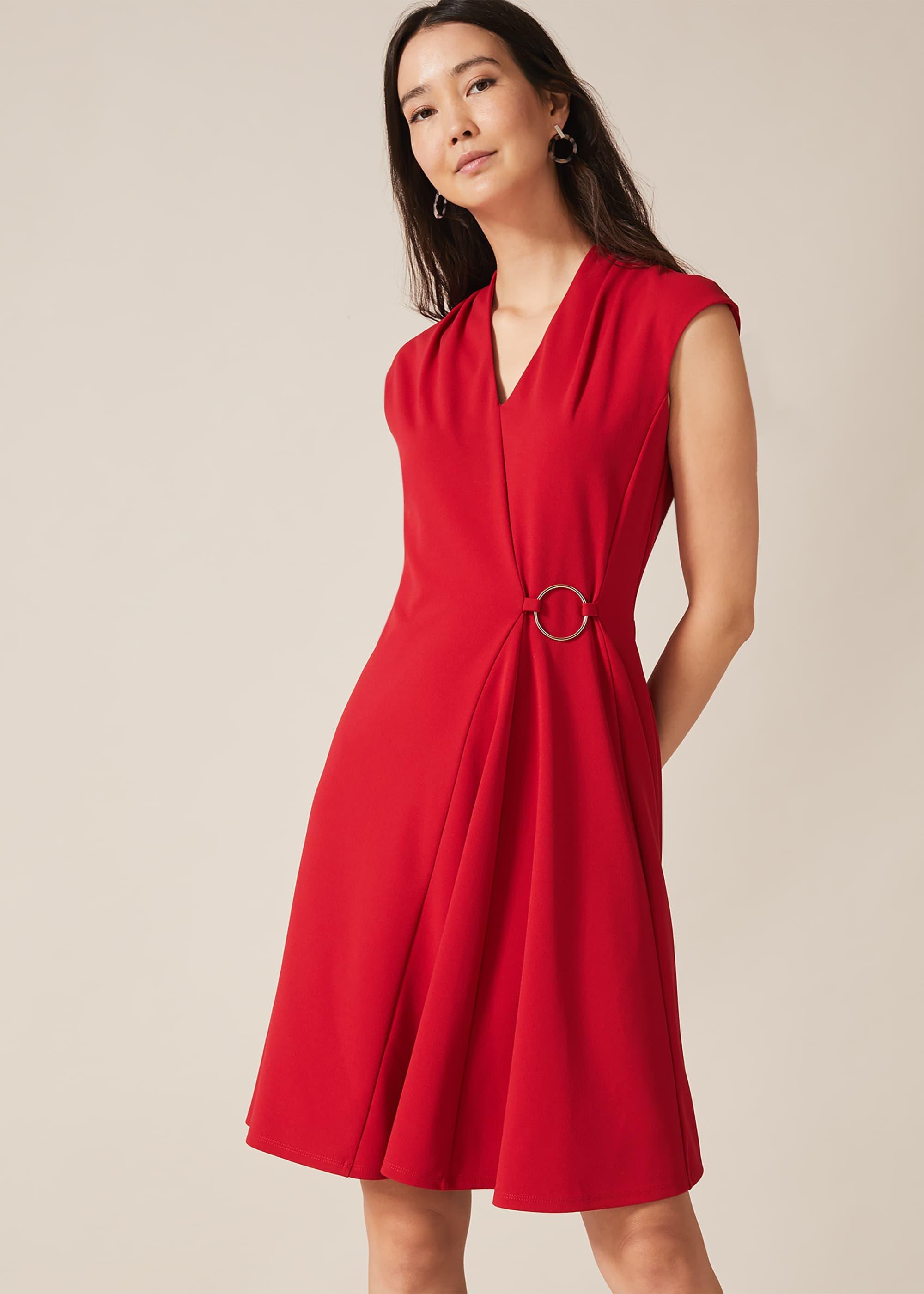 Linden Ring Detail Swing Dress
