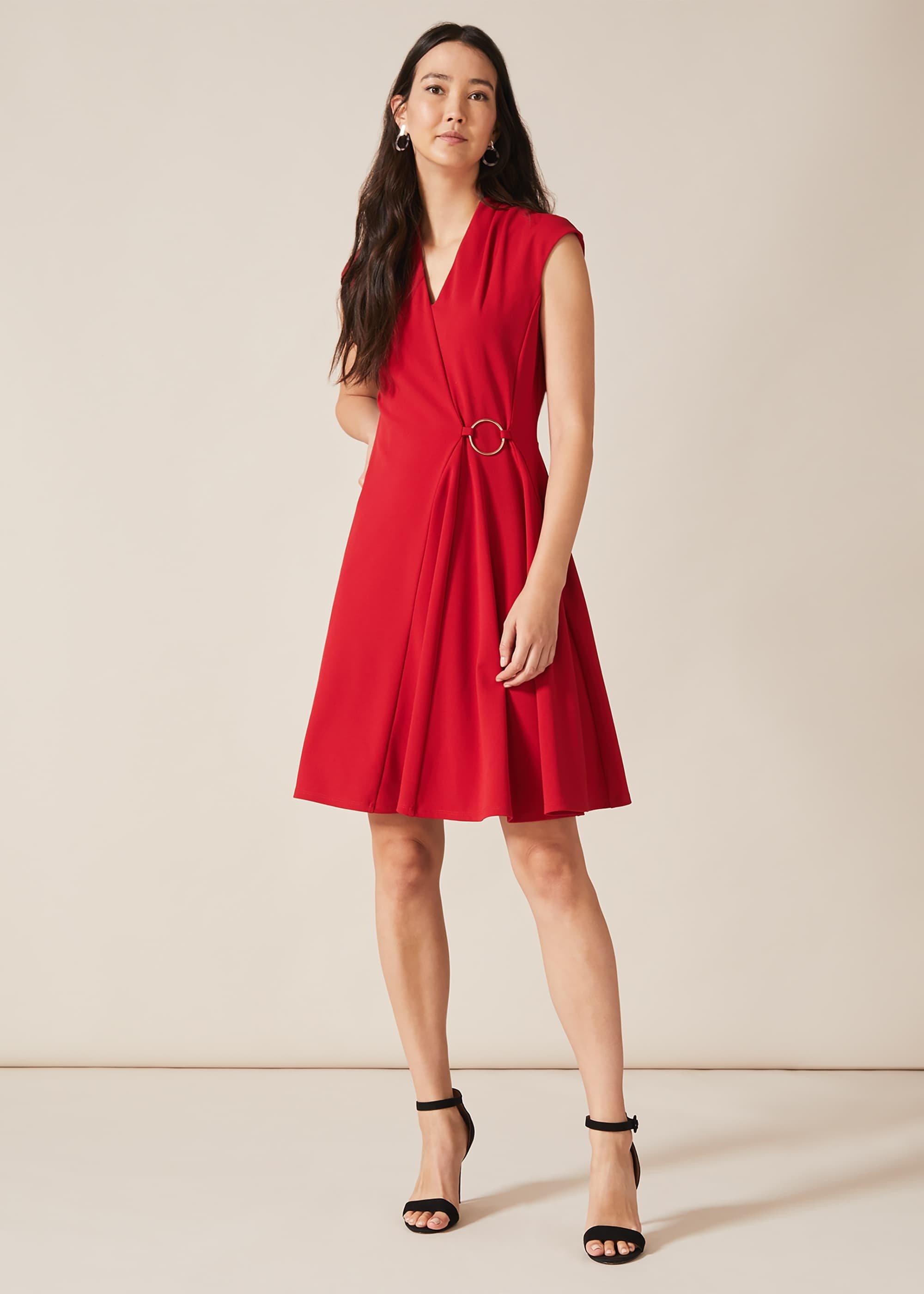 Linden Ring Detail Swing Dress