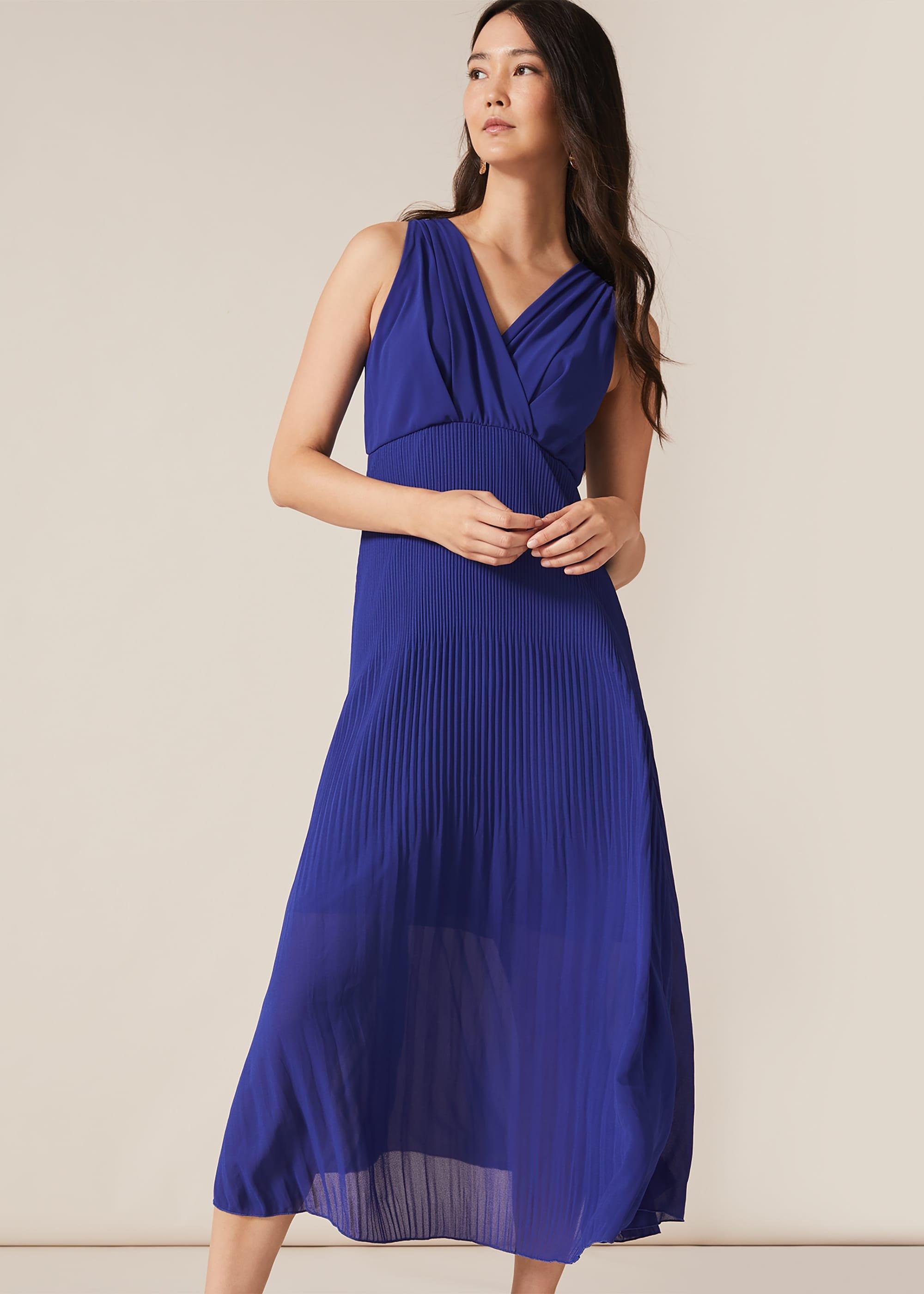 Juliet Pleat Maxi Dress
