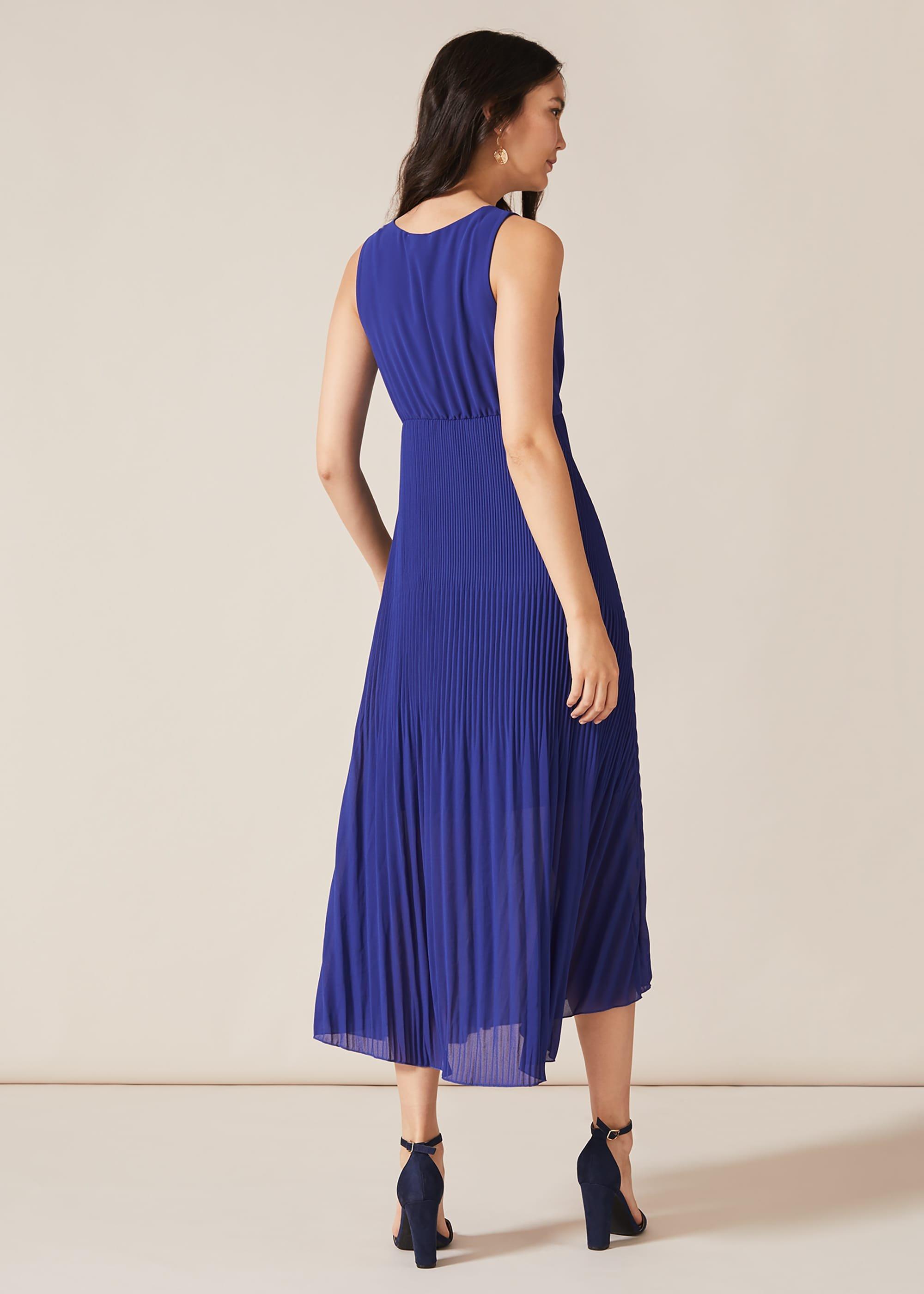 Juliet Pleat Maxi Dress